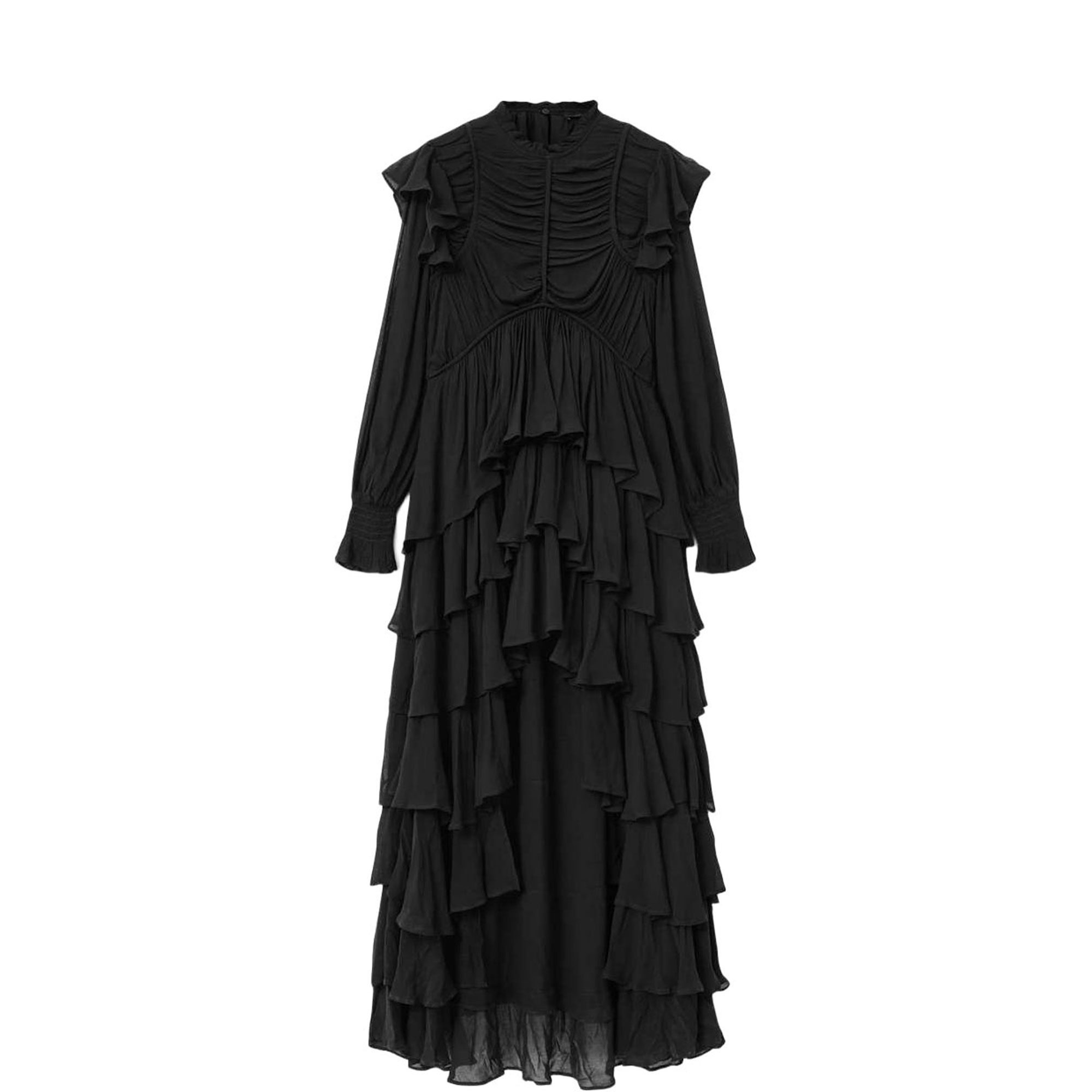 Leila Tiered Flared Dress