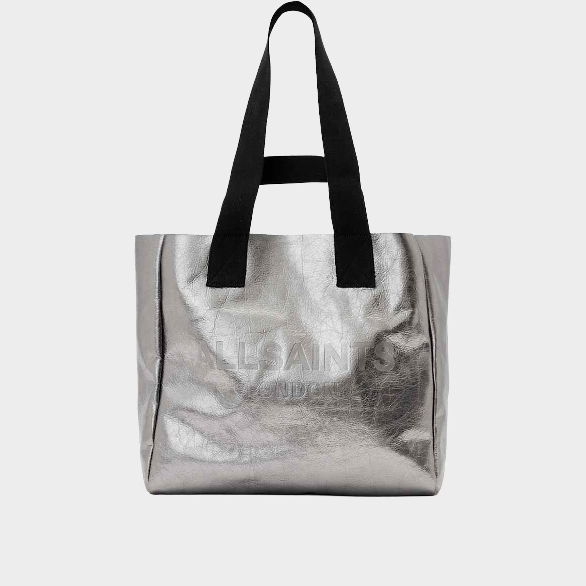 Izzy Logo Leather Tote Bag