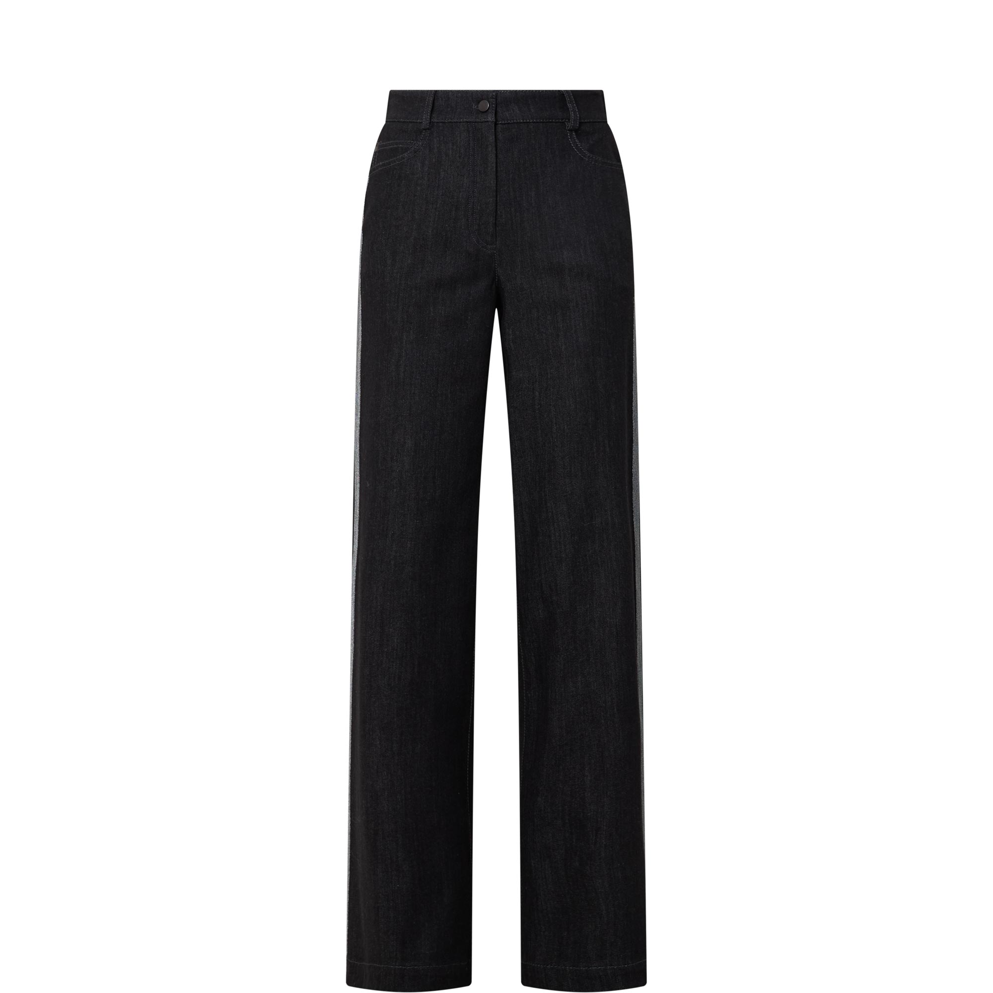 Cooper Five-Pocket Wide Leg Jeans