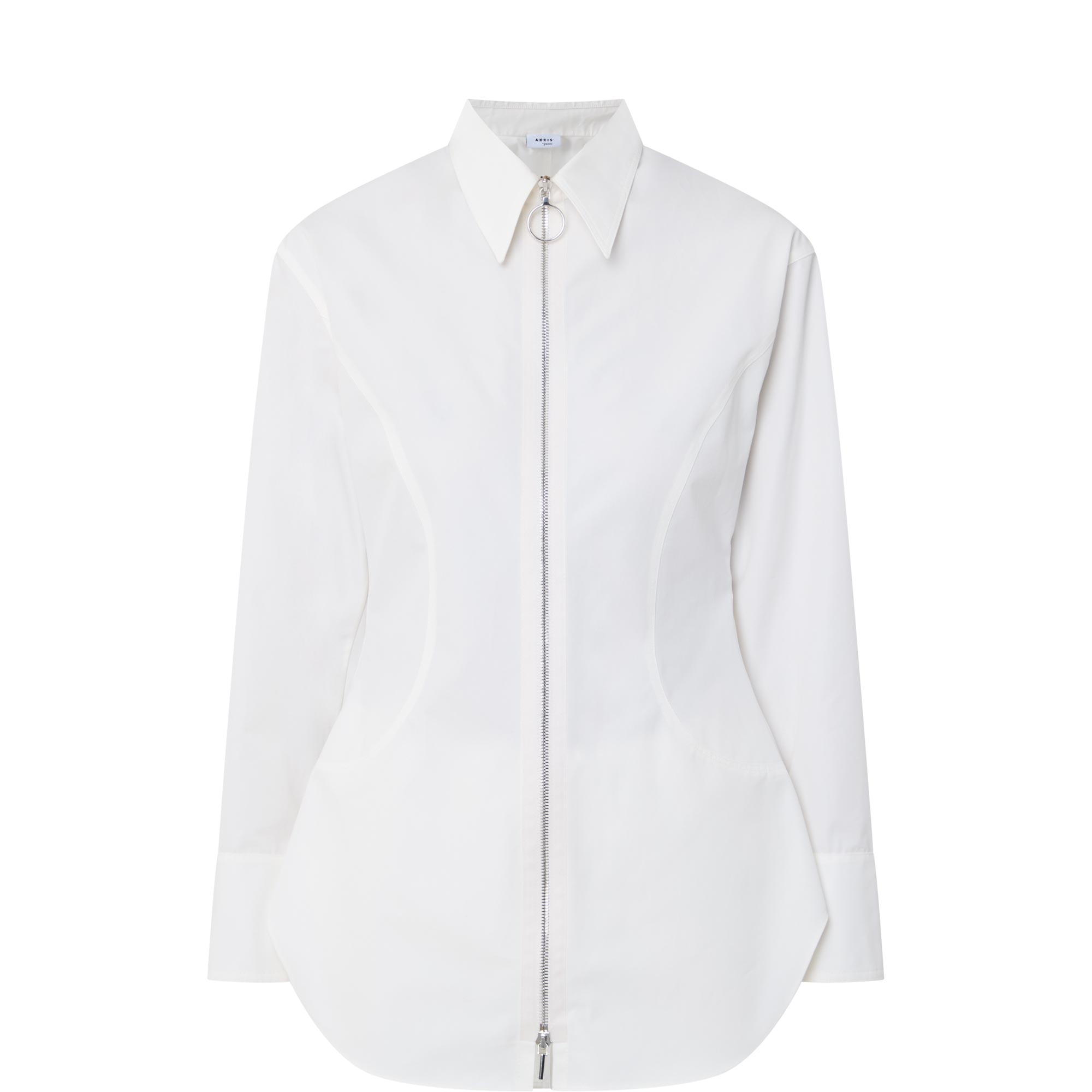 Cinched Zip-Through Shirt