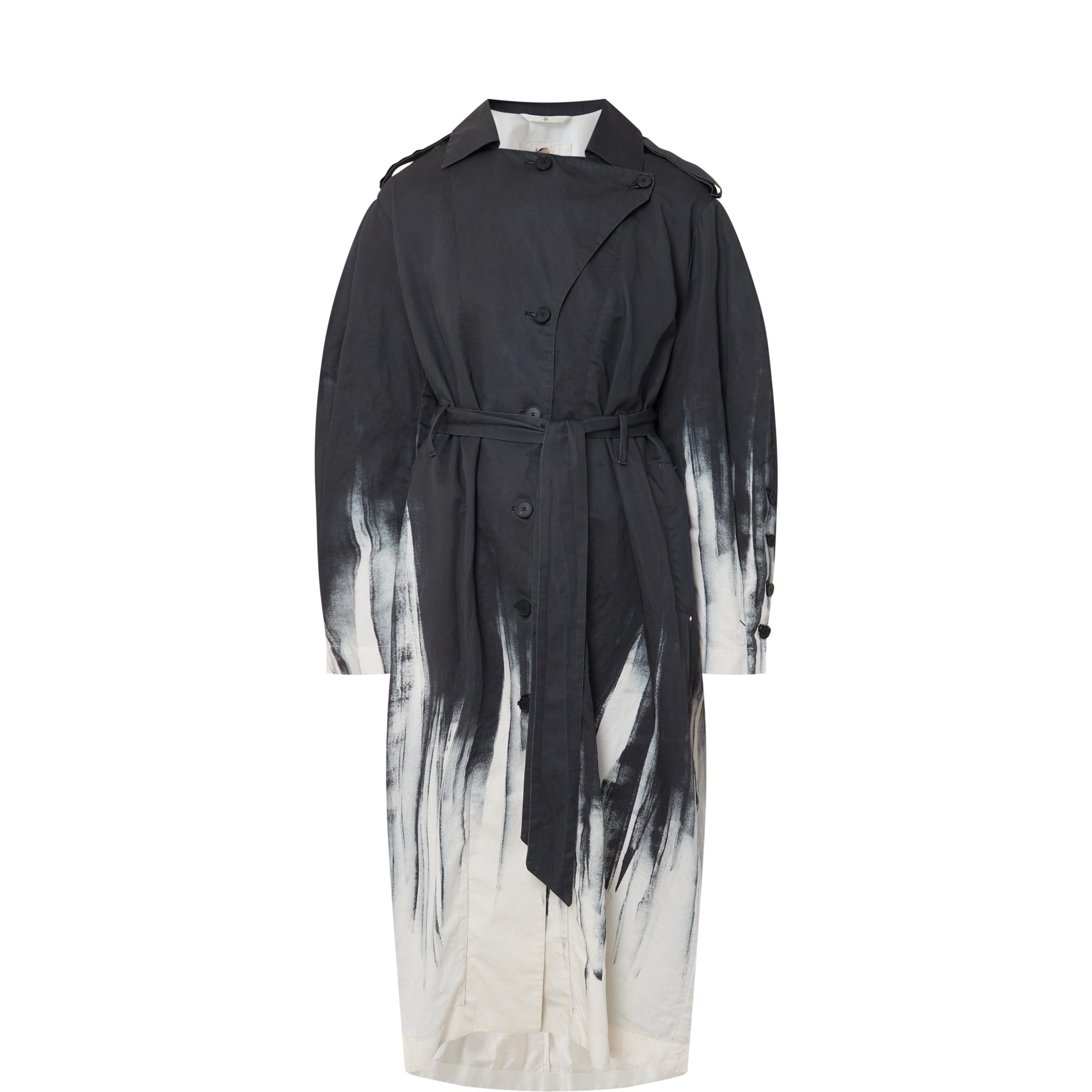 Holt Tie Dye Trench Coat