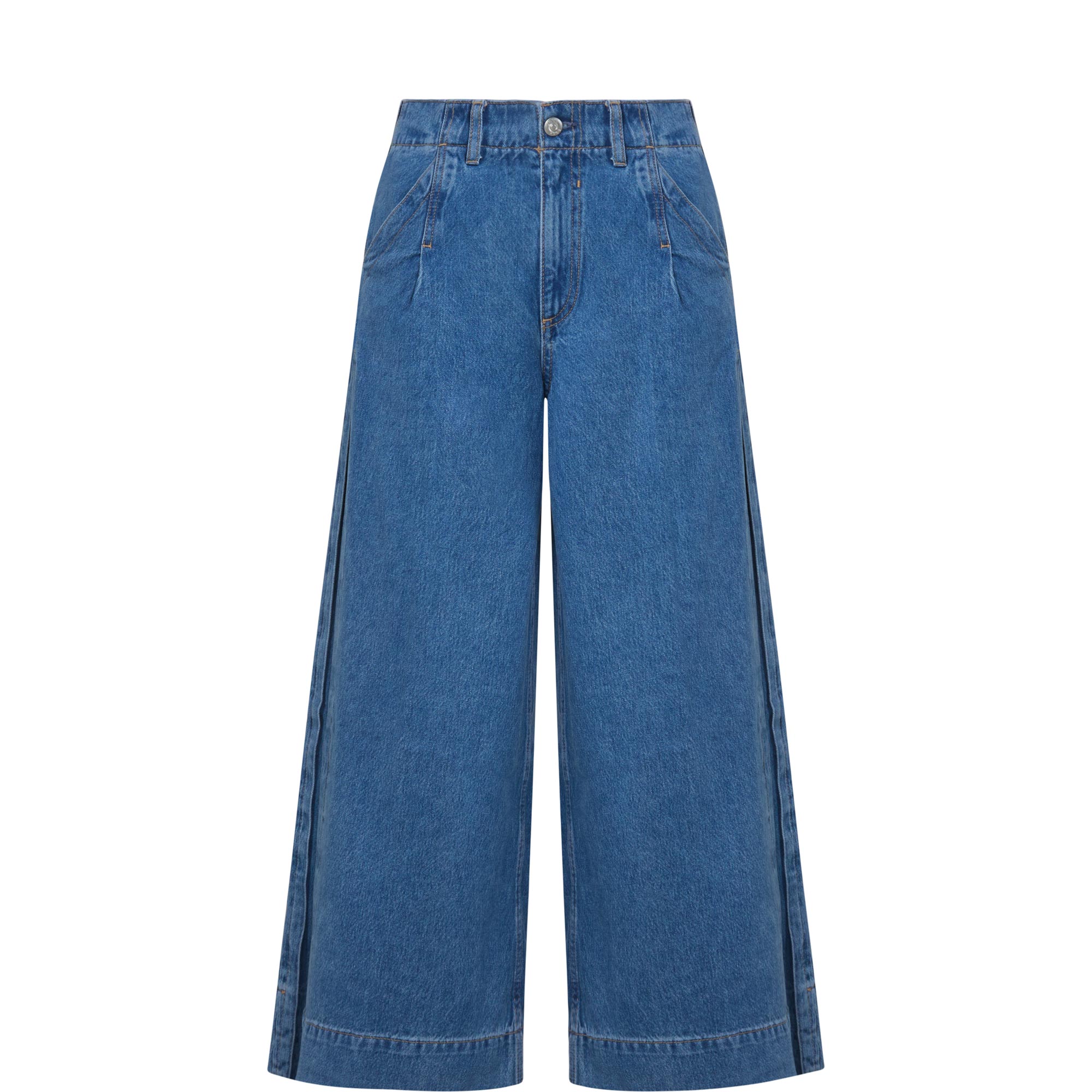 Ferange High-Rise Culotte Jeans