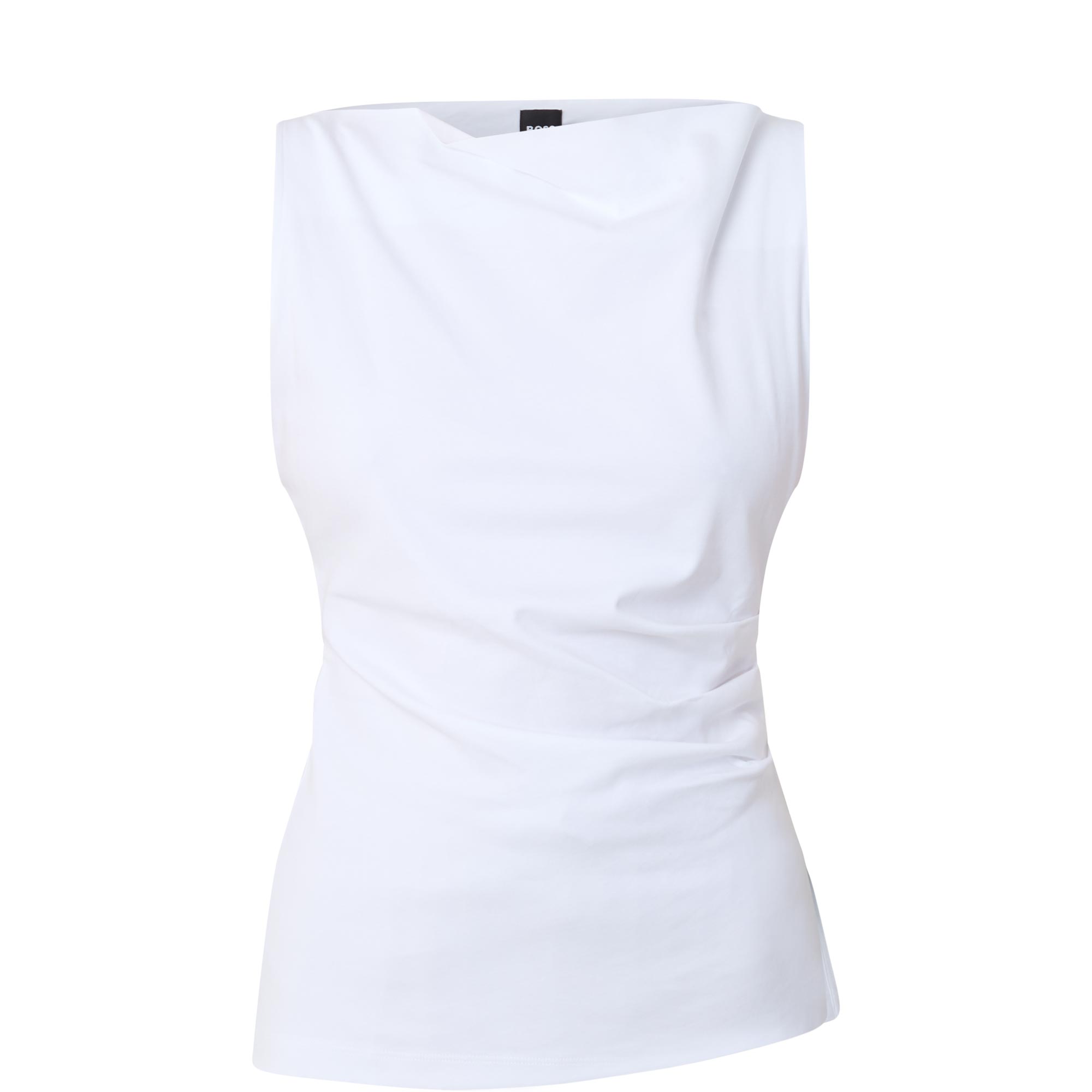 Emiaka Gathered Asymmetric Tank Top