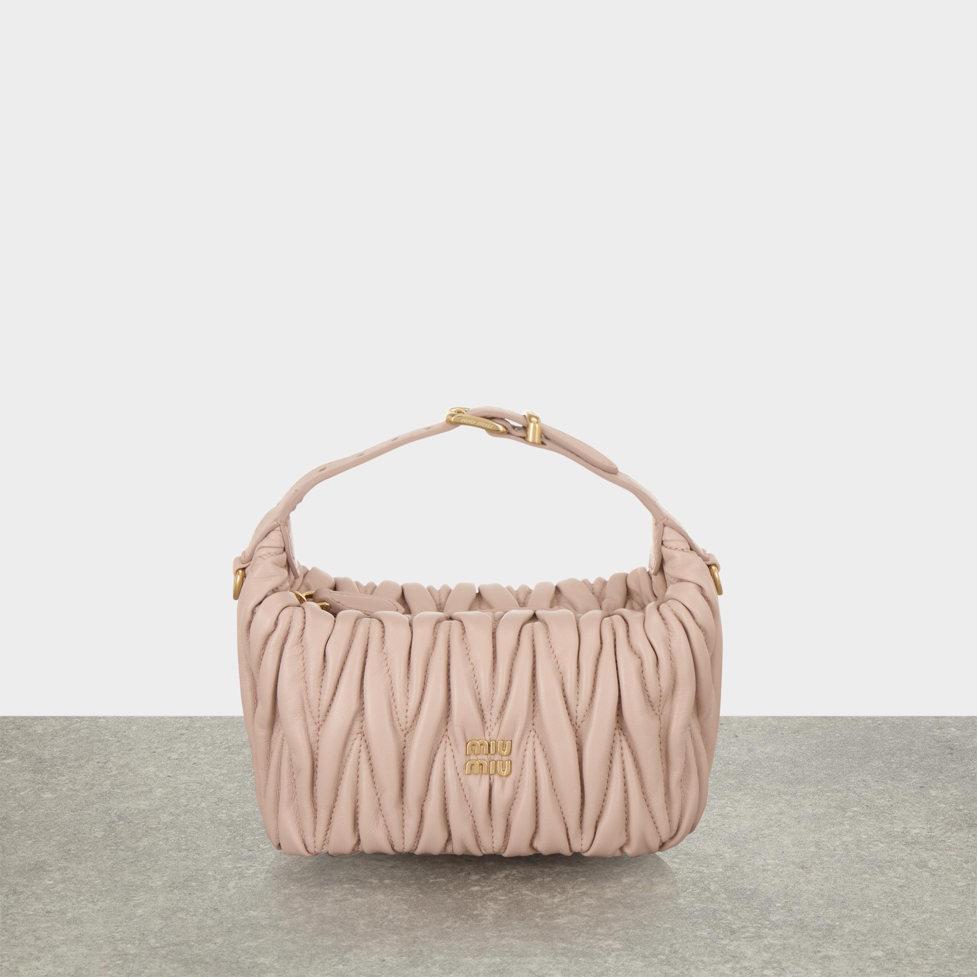 Matelass&eacute; Logo Quilted Mini Bag