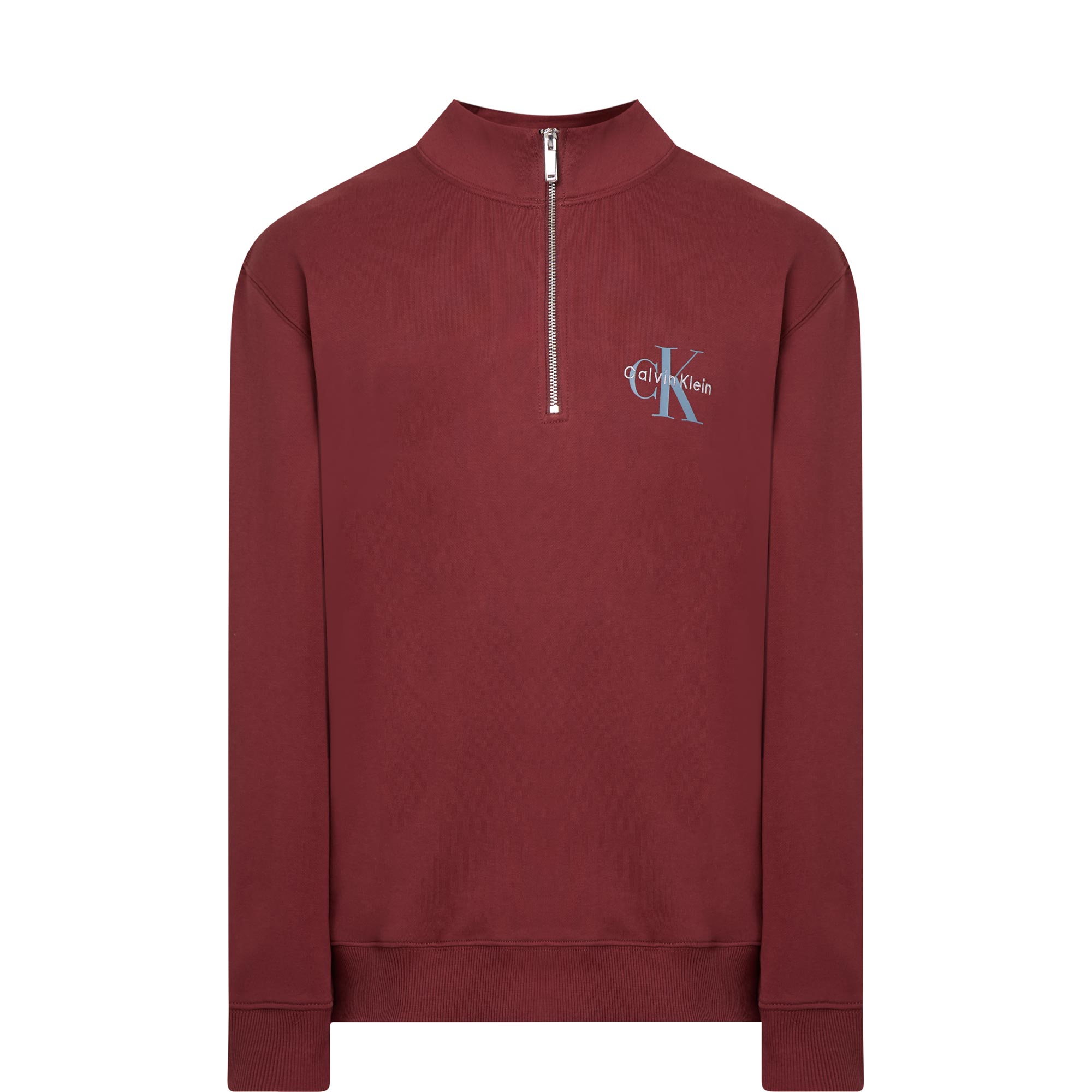 Monogram Logo Half-Zip Sweatshirt