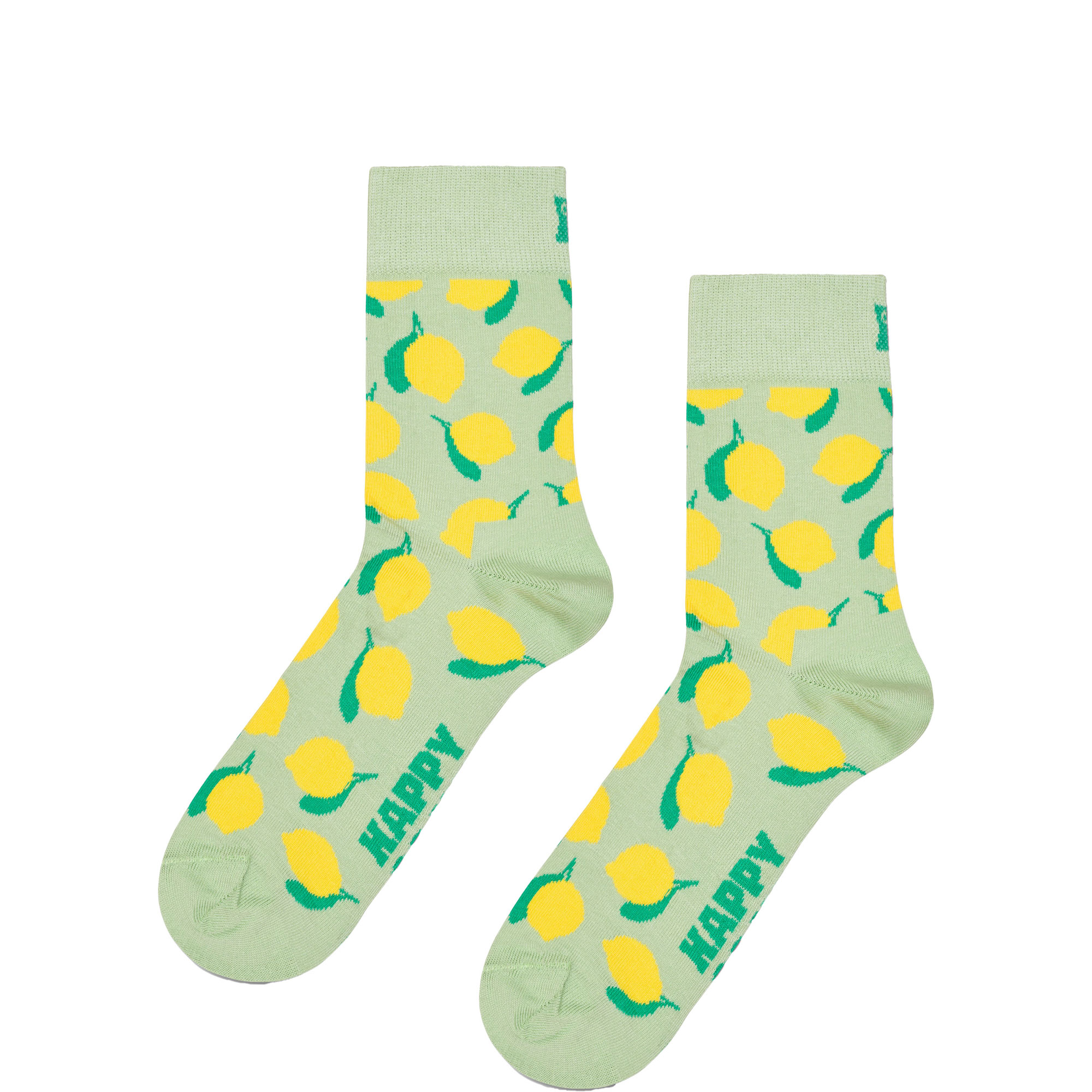 Lemon Short Crew Socks