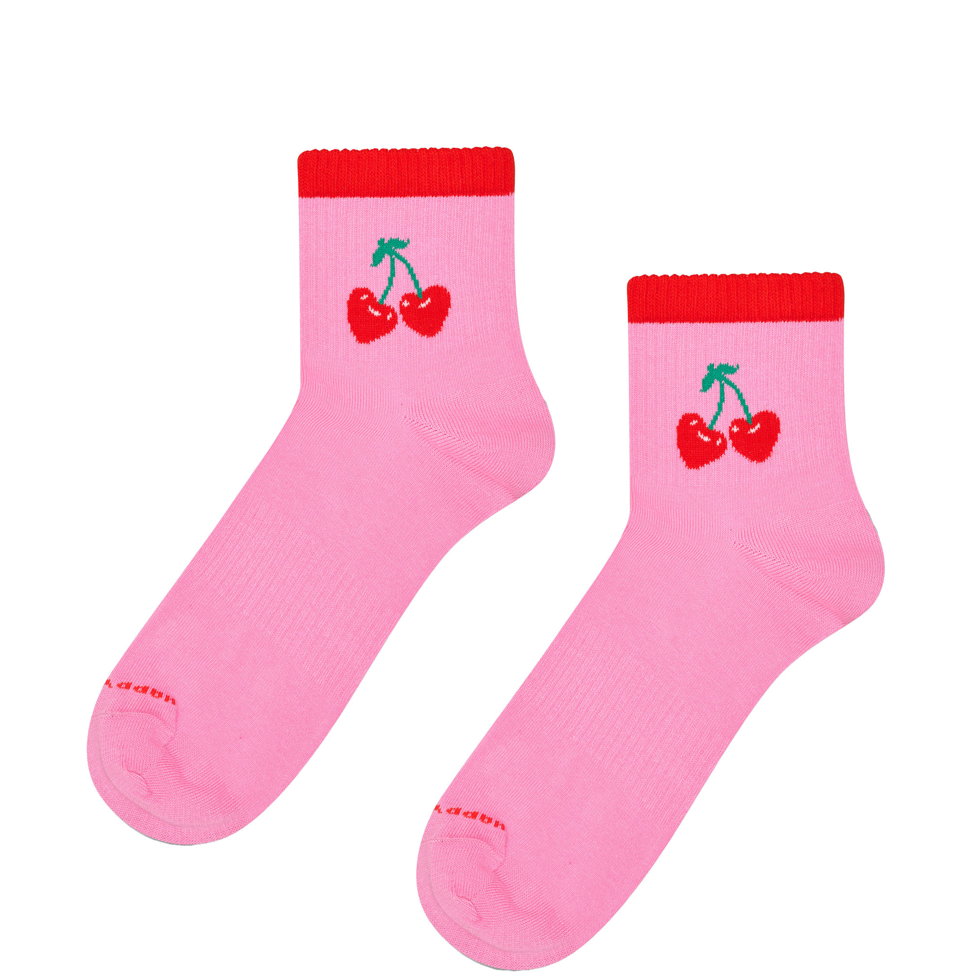 Cherry Mini Crew Socks