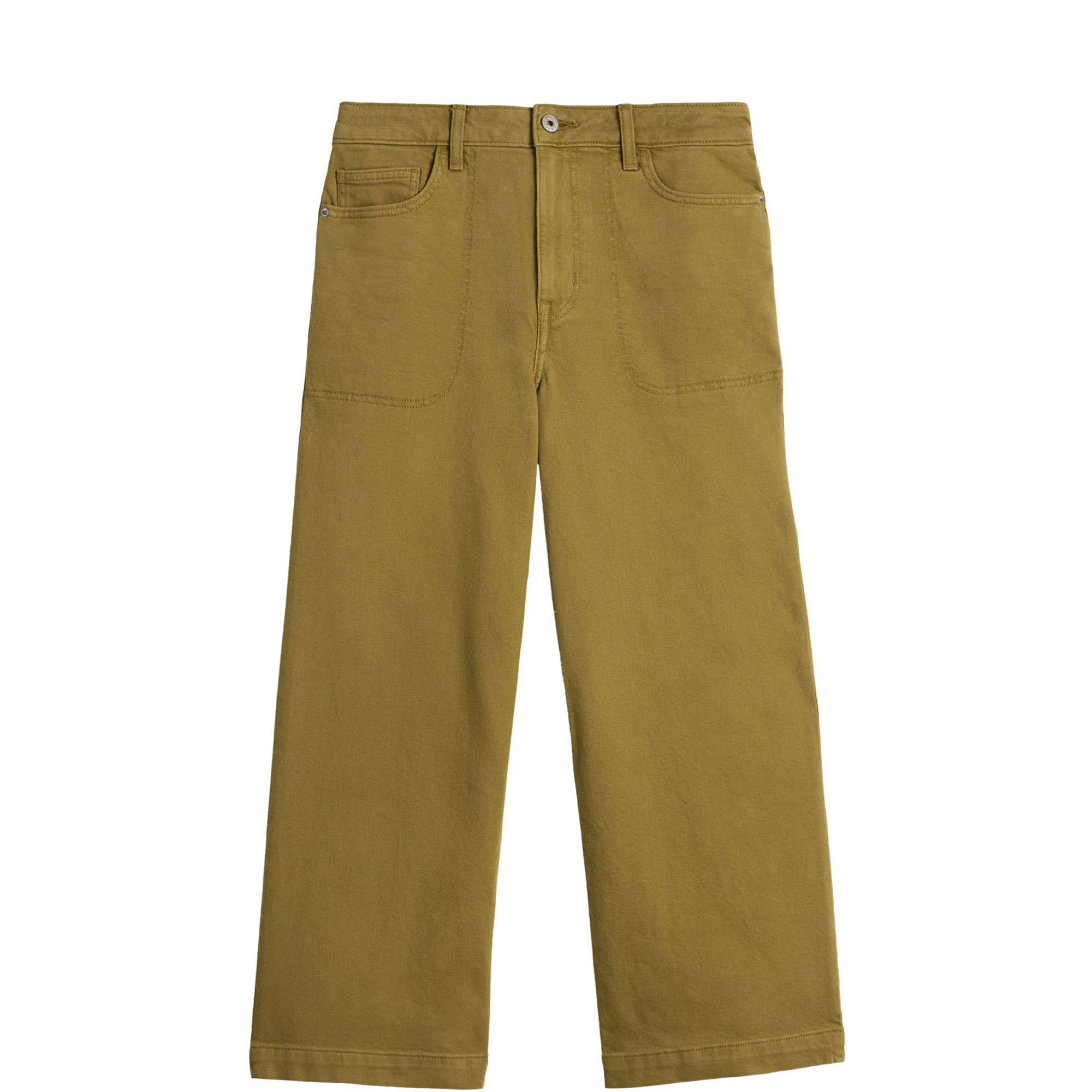 Tia Wide Leg Cropped Jeans