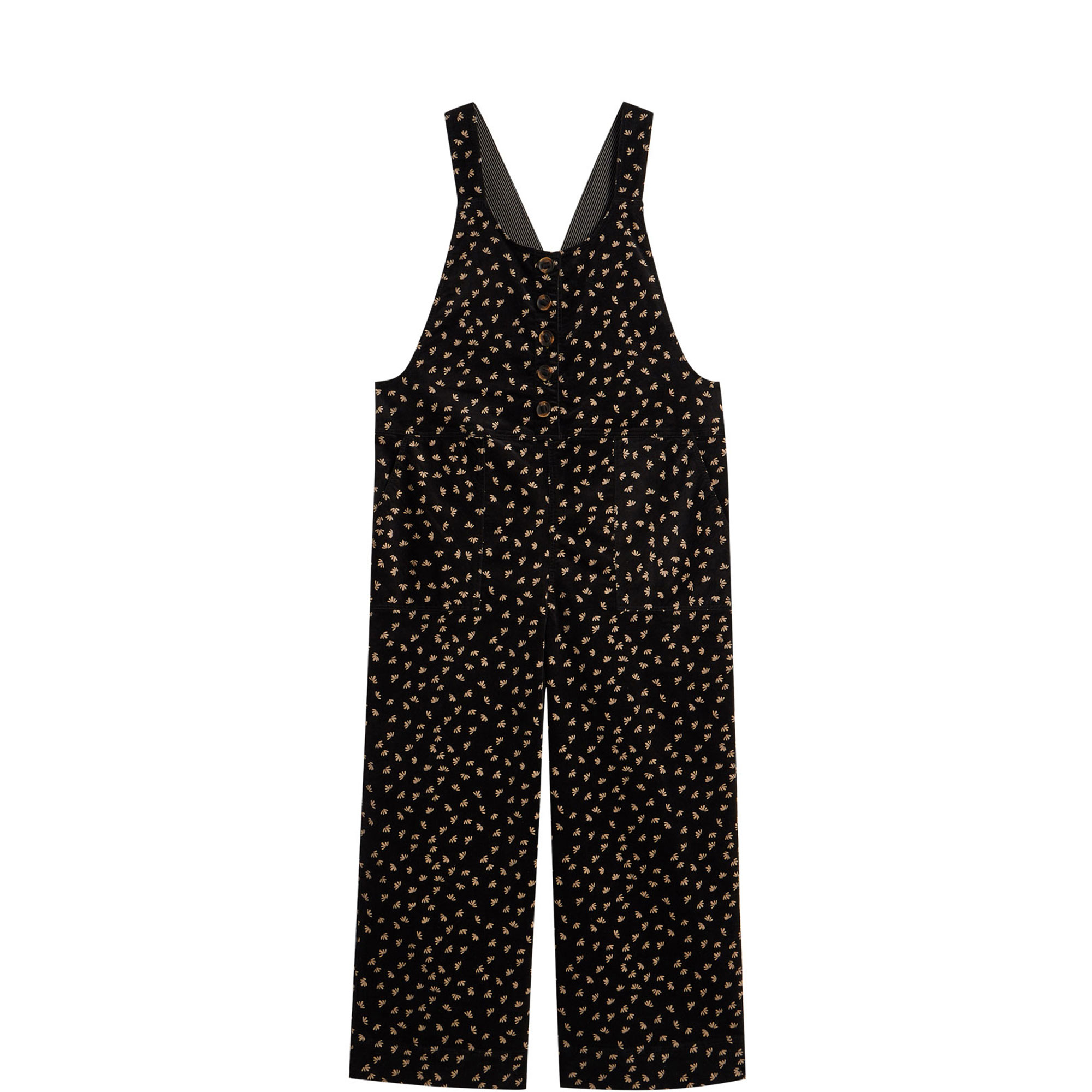 Viola Printed Corduroy Dungarees