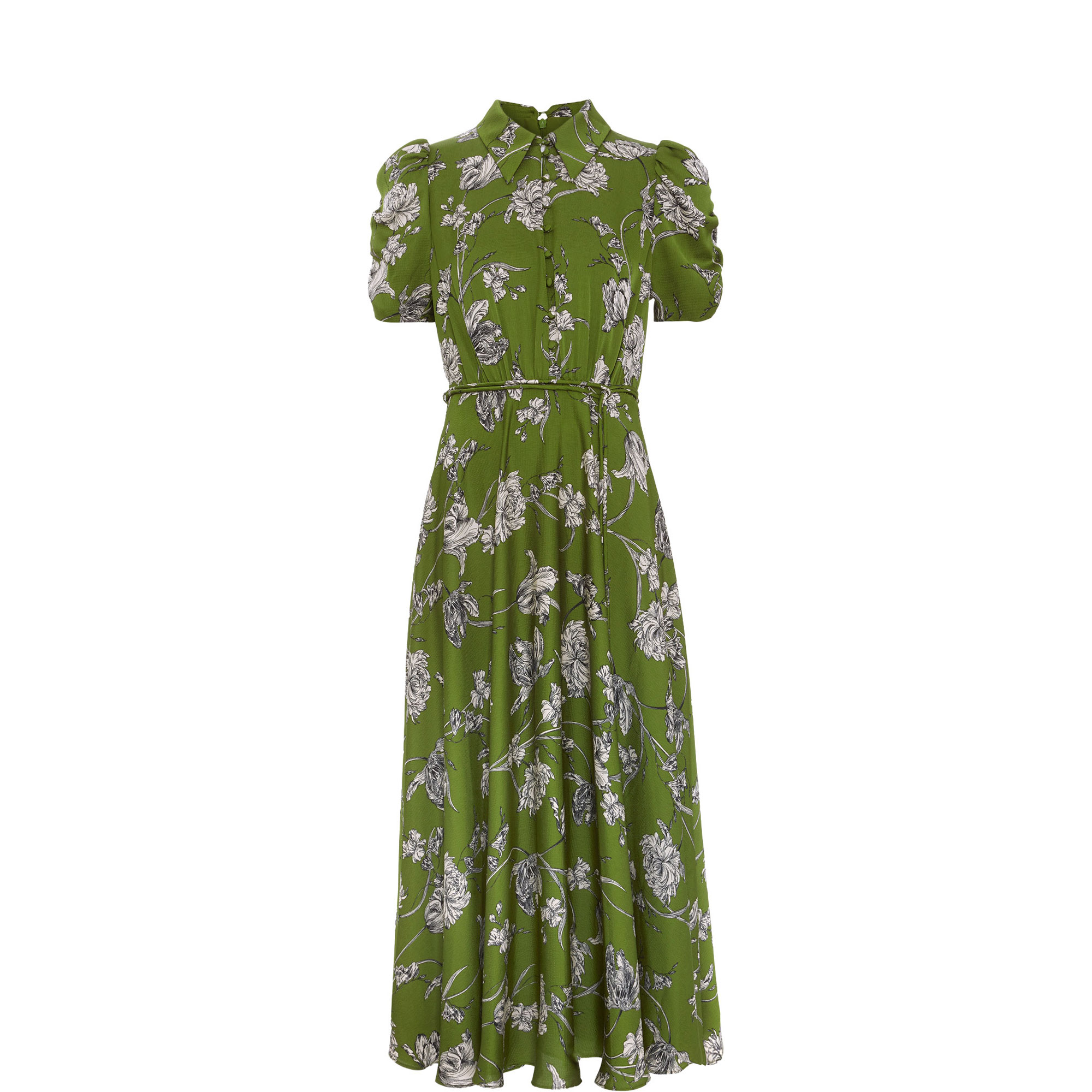 Bella Floral Flared Dress