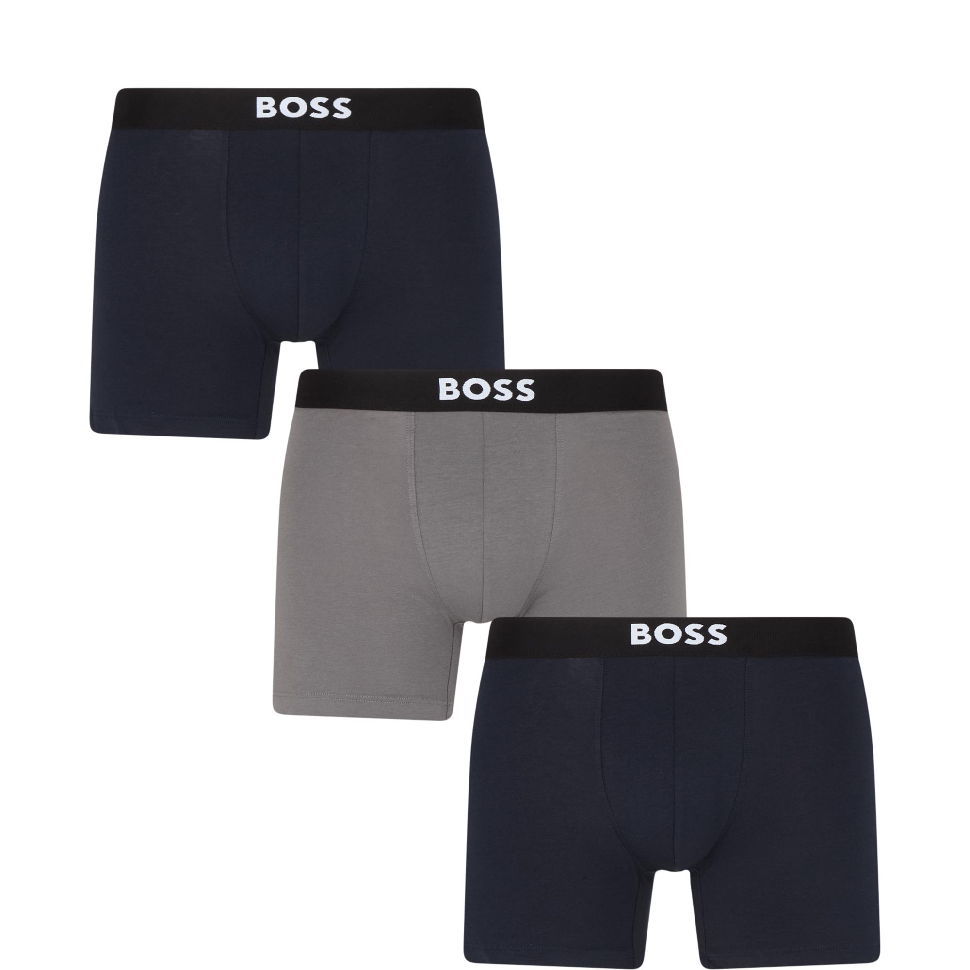 Three-Pack BOSS One Logo Boxer Briefs