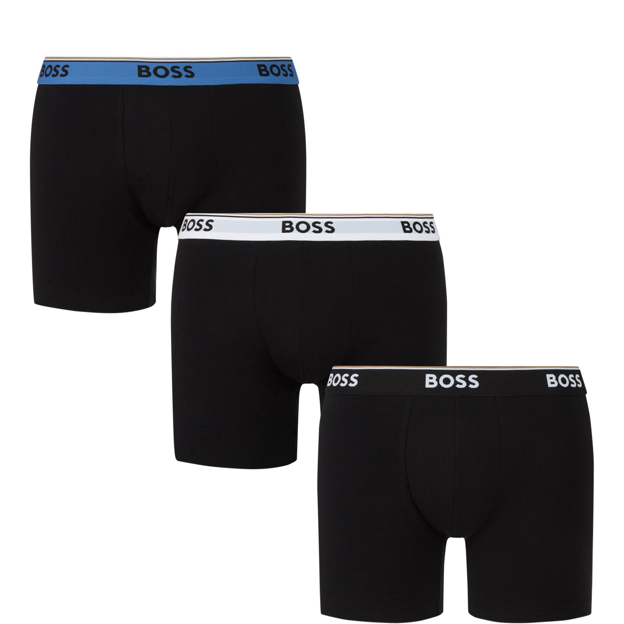 Three-Pack Power Logo Boxer Briefs