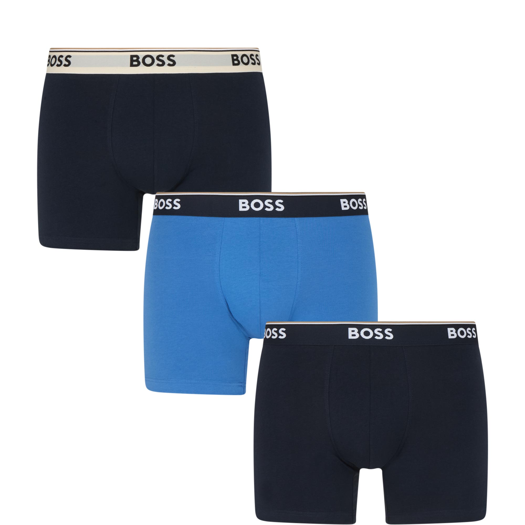 Three-Pack Power Logo Boxer Briefs
