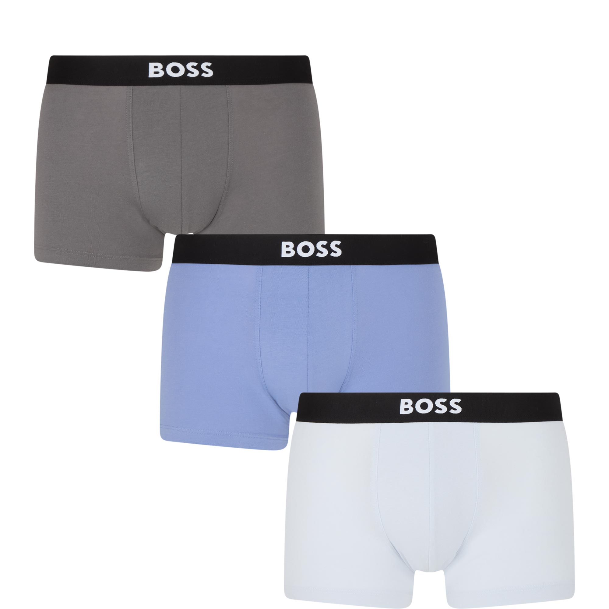 Three-Pack BOSS One Logo Boxer Briefs