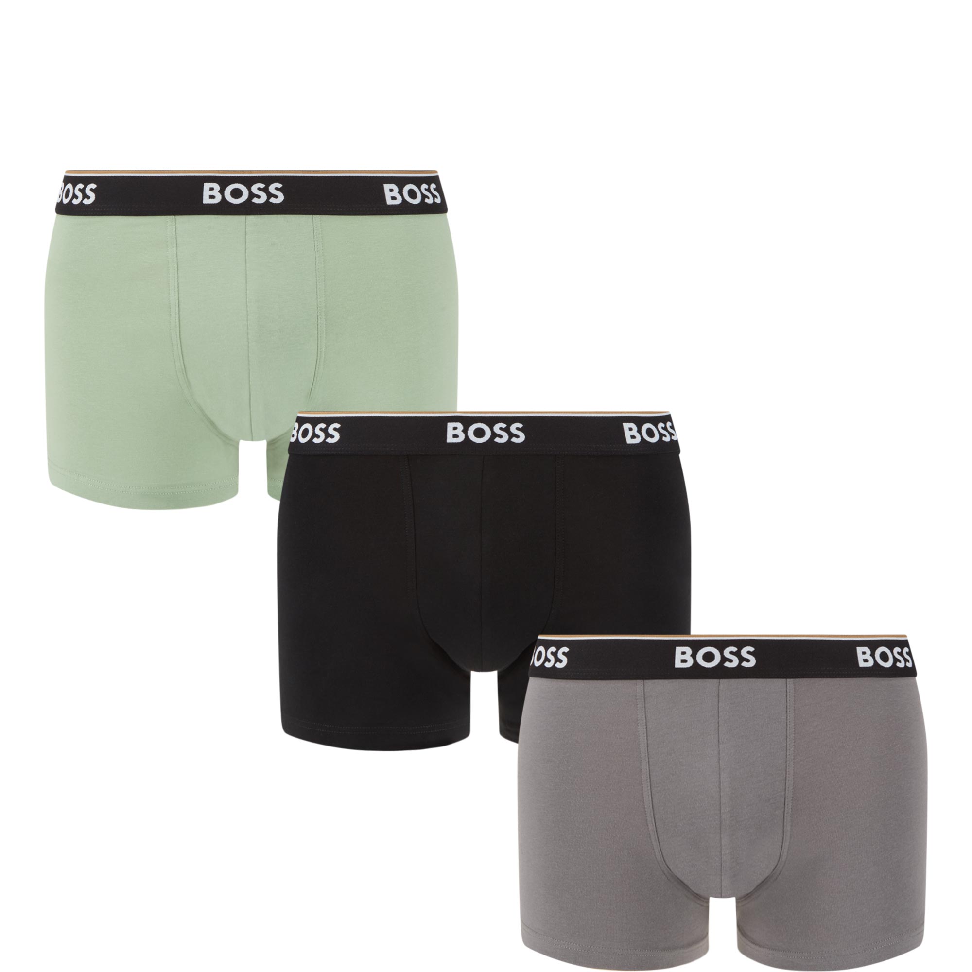 Three-Pack Power Logo Boxer Trunks