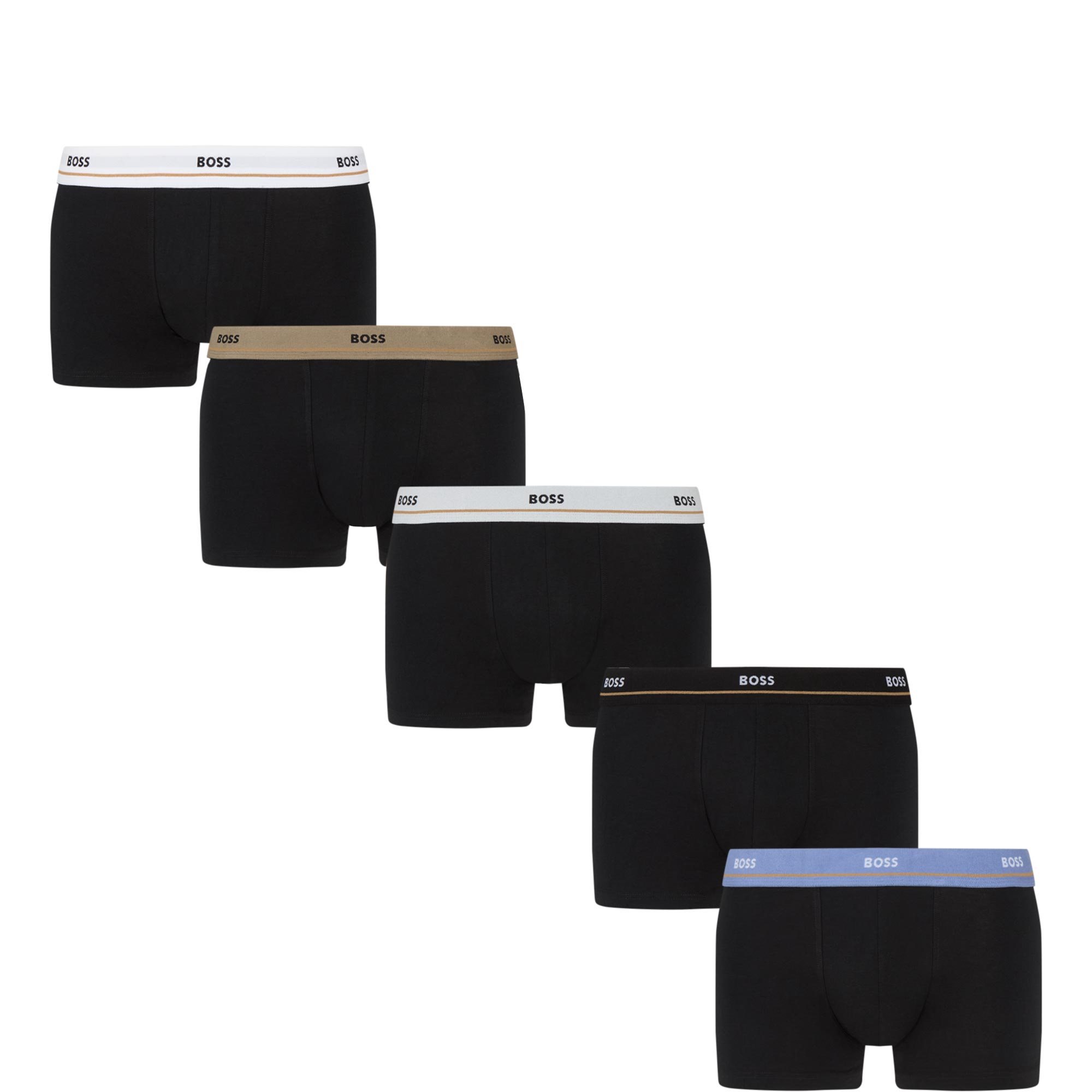 Five-Pack Essential Logo Boxer Trunks