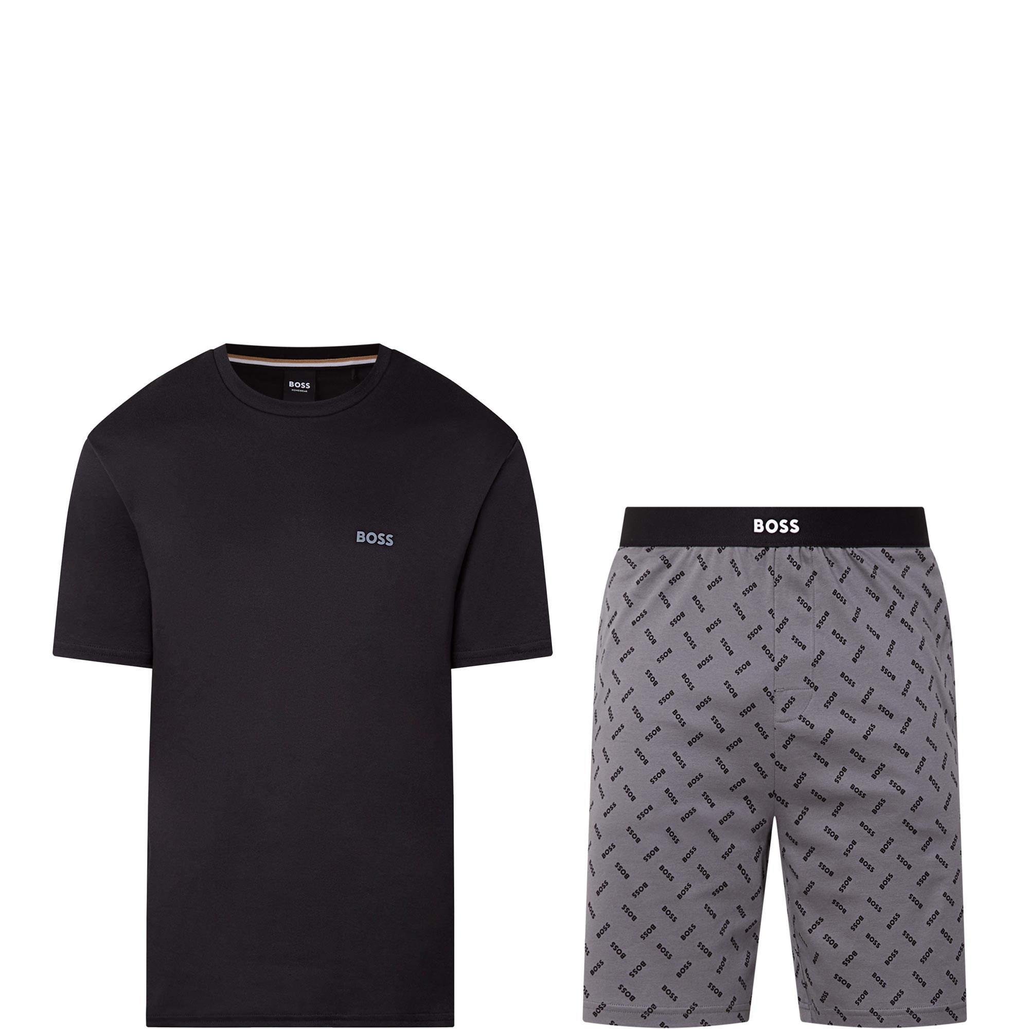 T-Shirt & Logo Shorts Pyjama Set