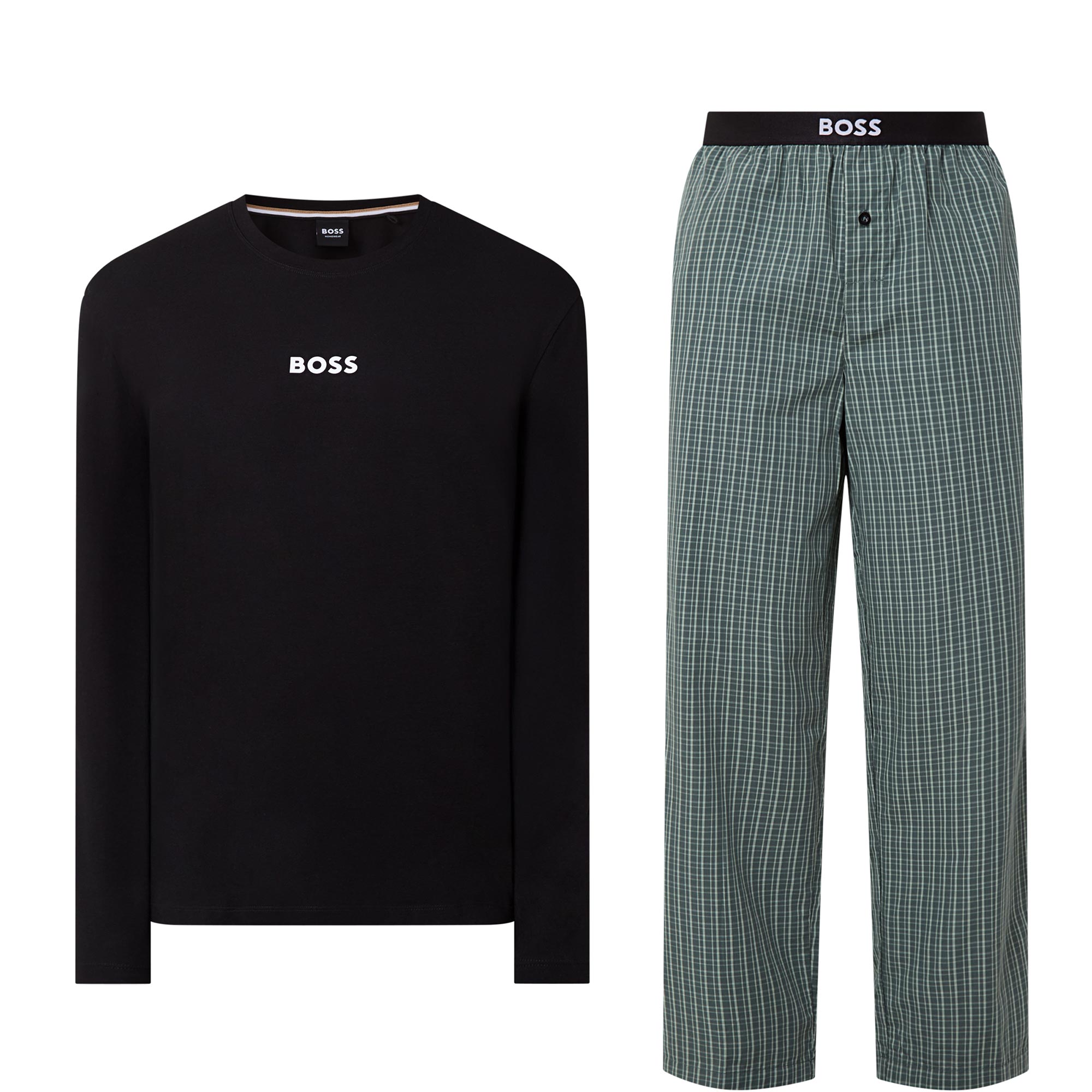 Logo Check Pyjama Gift Set