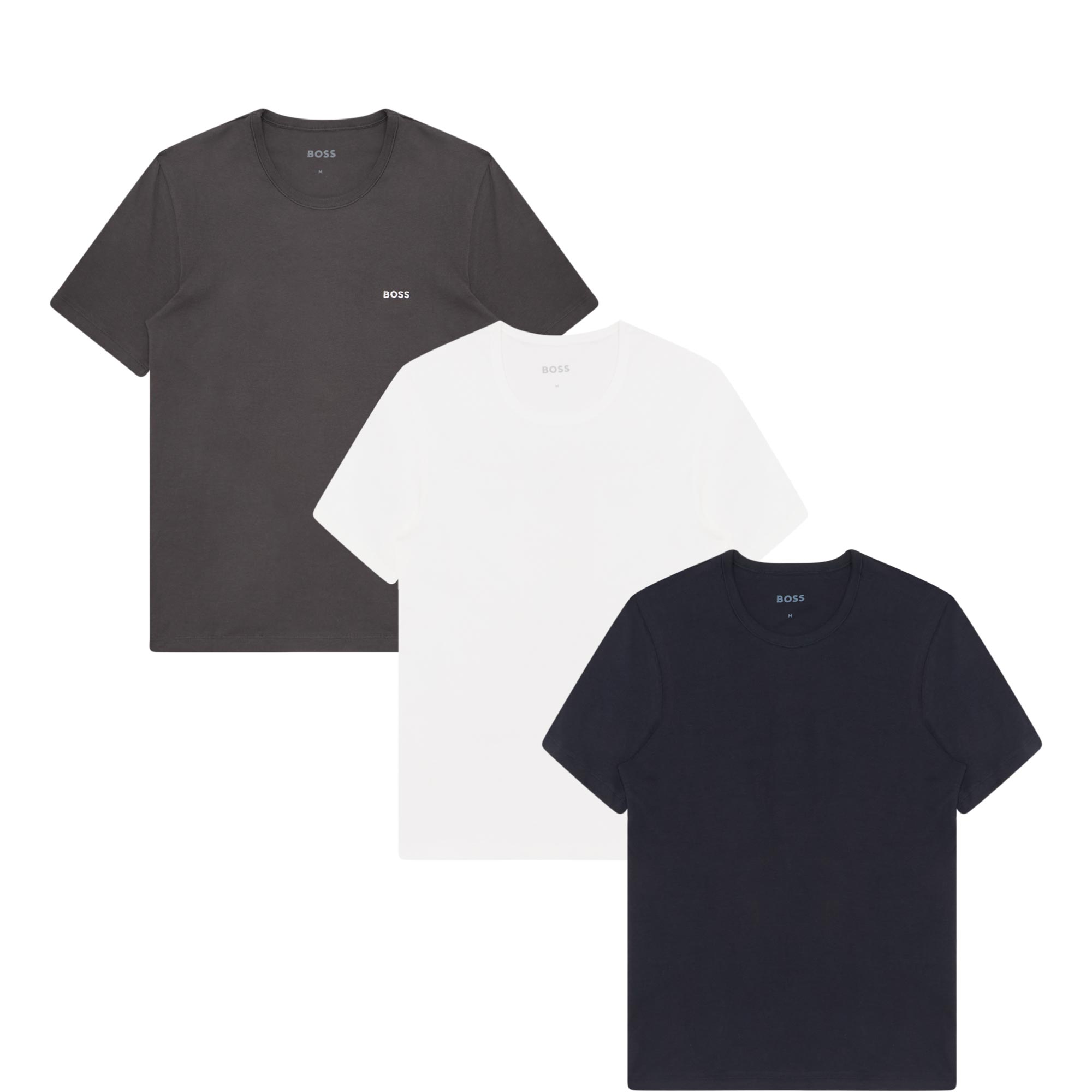 Three-Piece Logo Embroidered T-Shirt Set