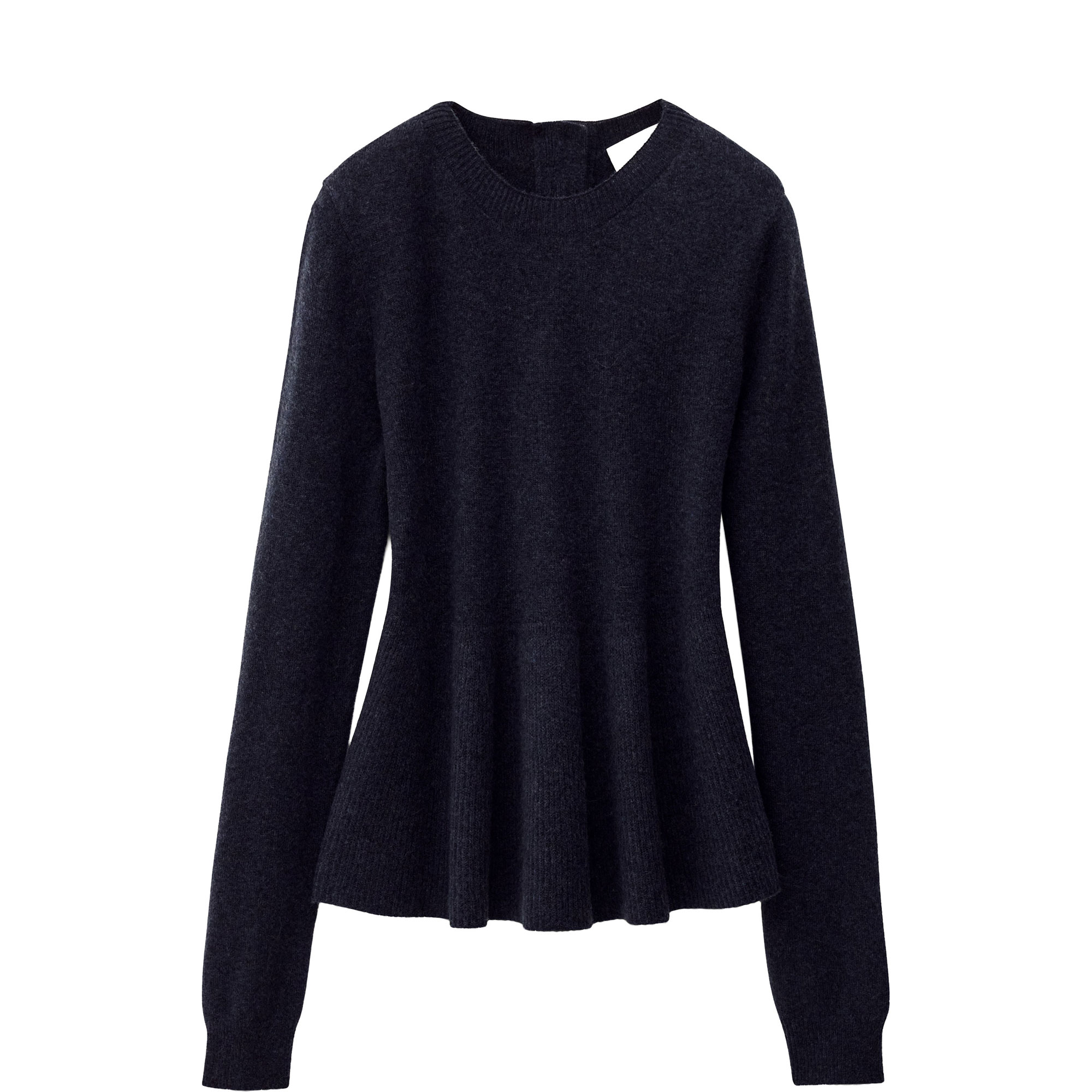 Salama Ribbed Peplum Sweater