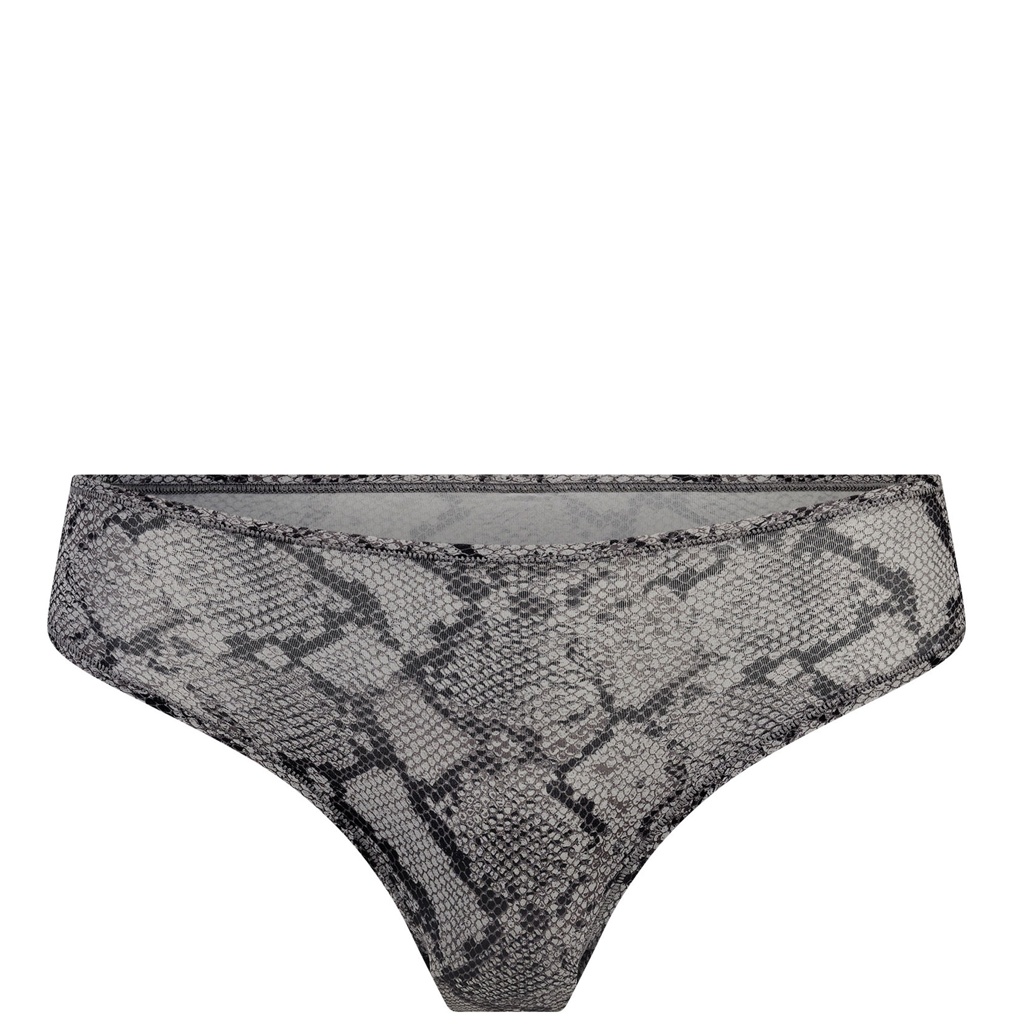 Cheeky Brief Shadow Snake Print
