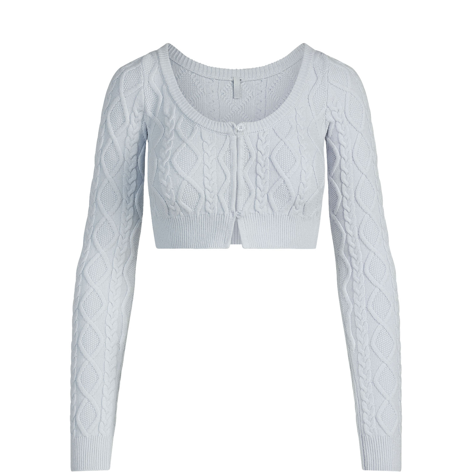 Cableknit Cardigan Zen Blue