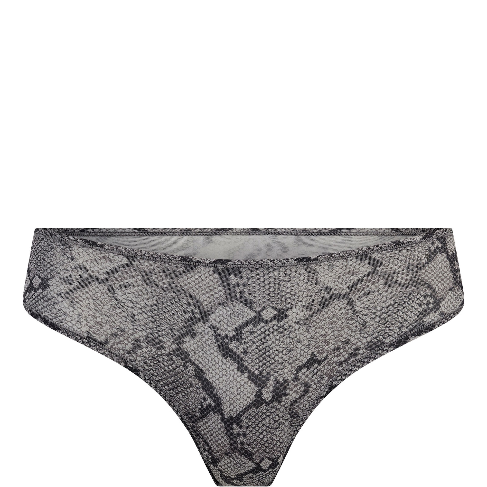 Thong Shadow Snake Print