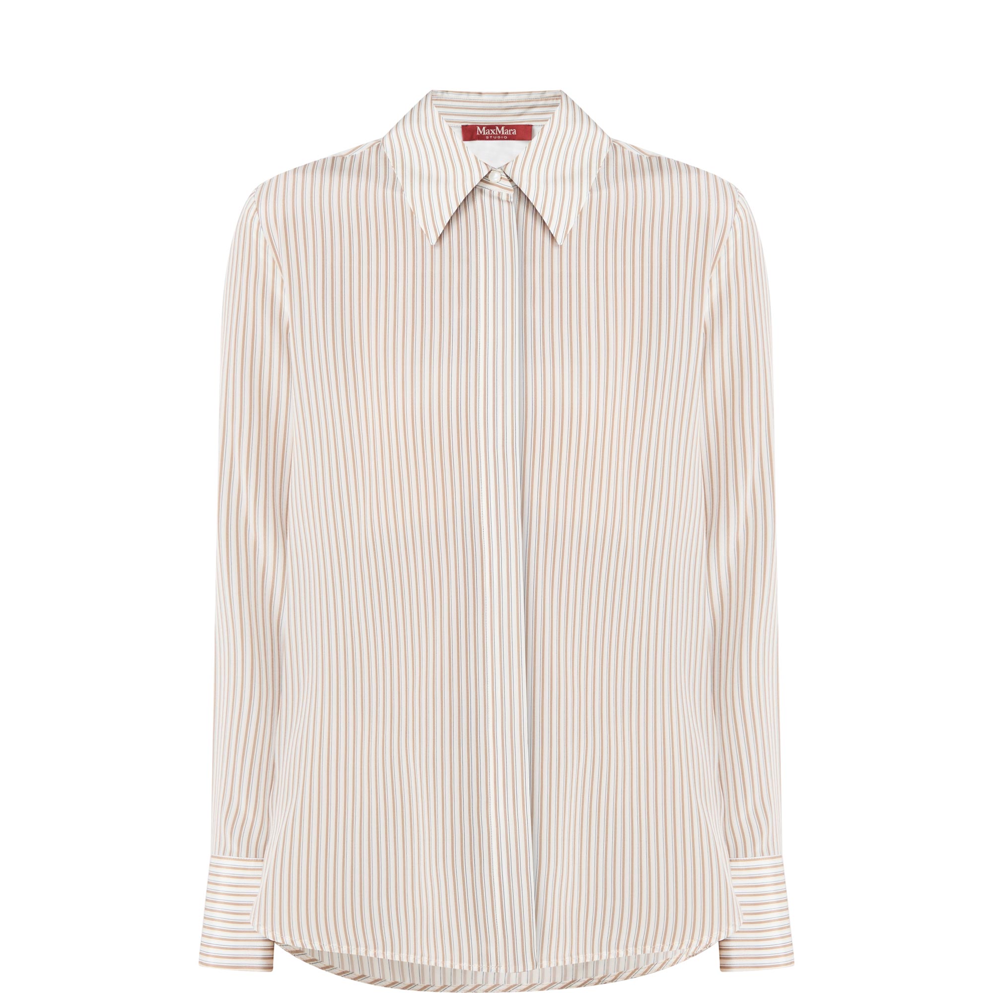 Flirt Silk Striped Blouse