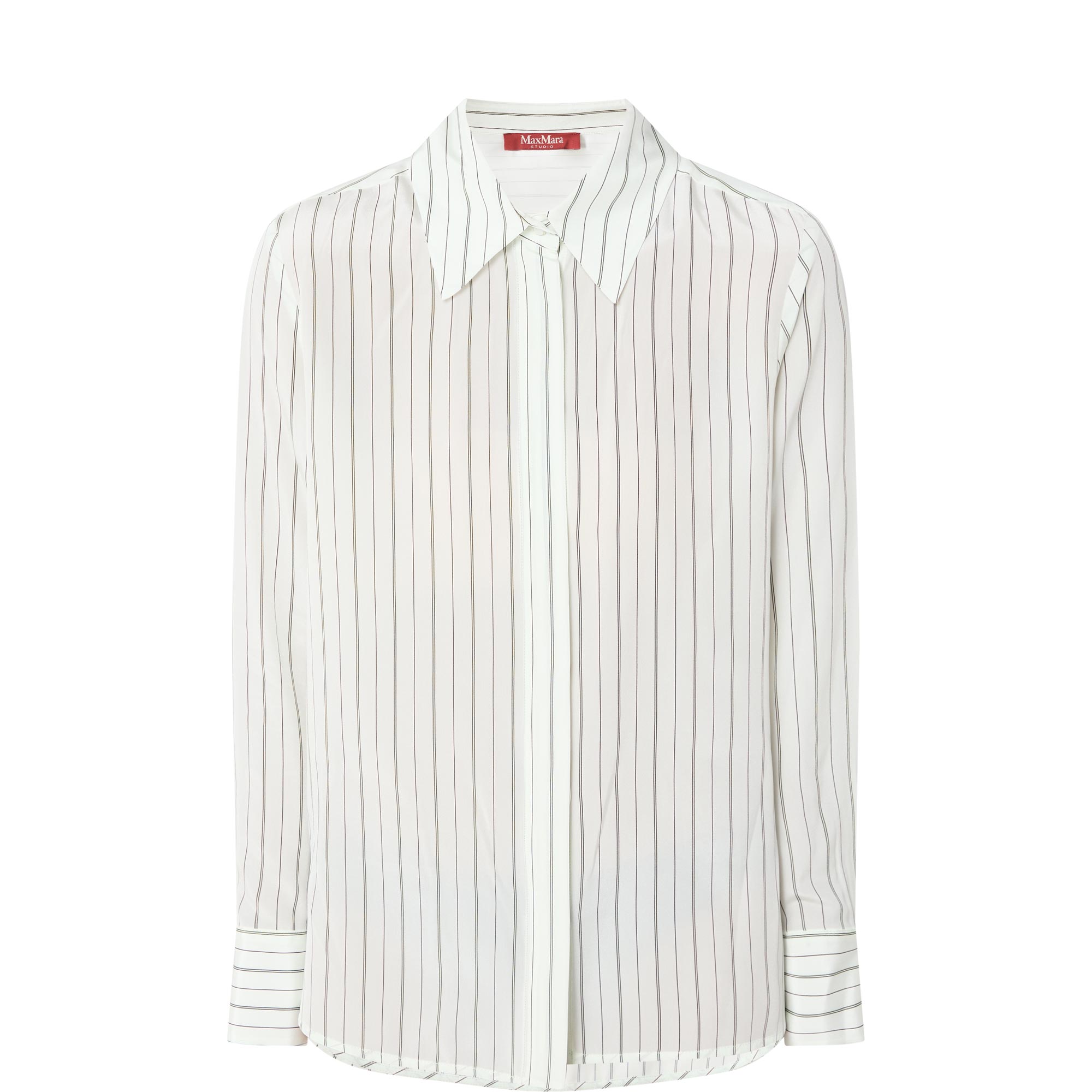Flirt Silk Striped Blouse