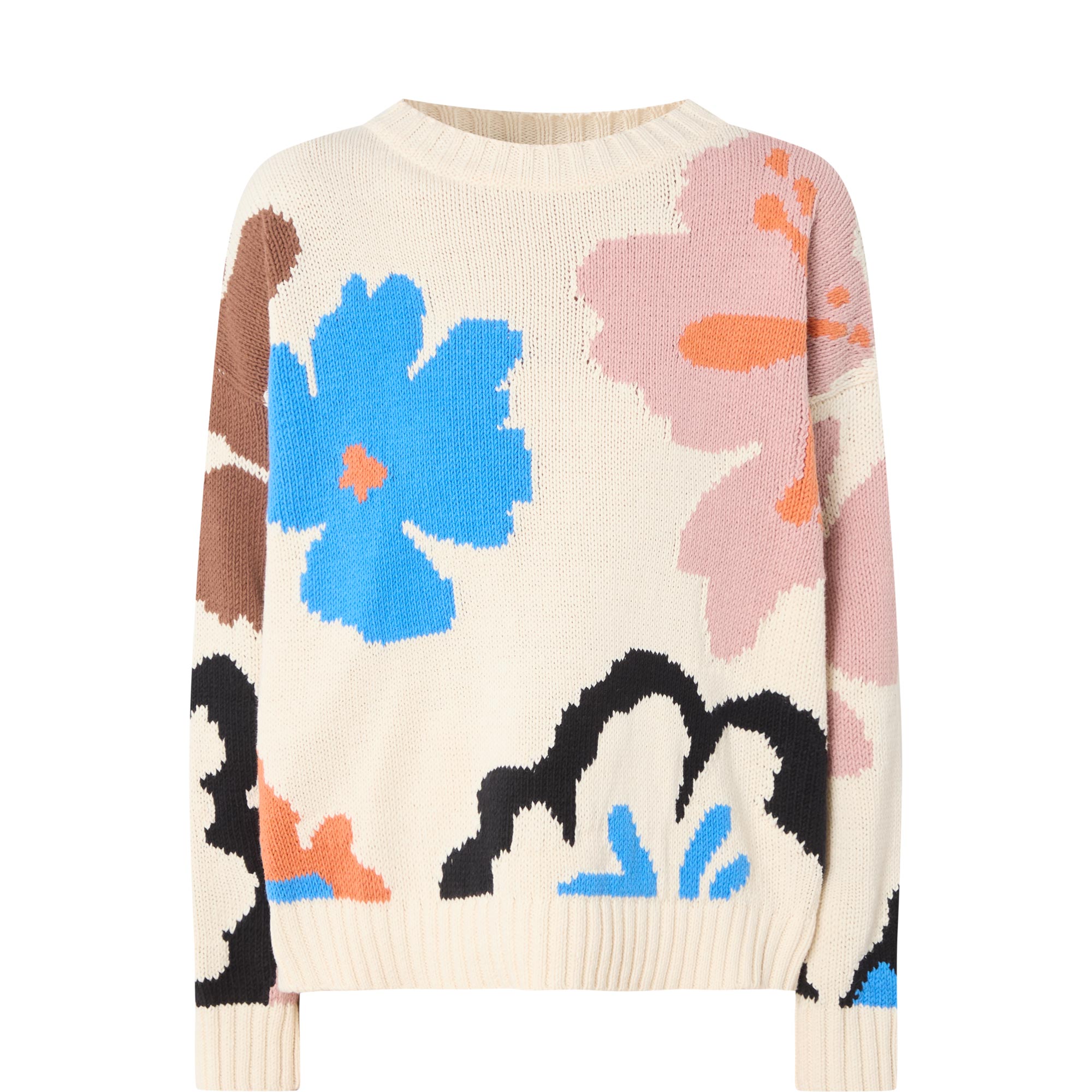 Celebre Graphic Flower Sweater