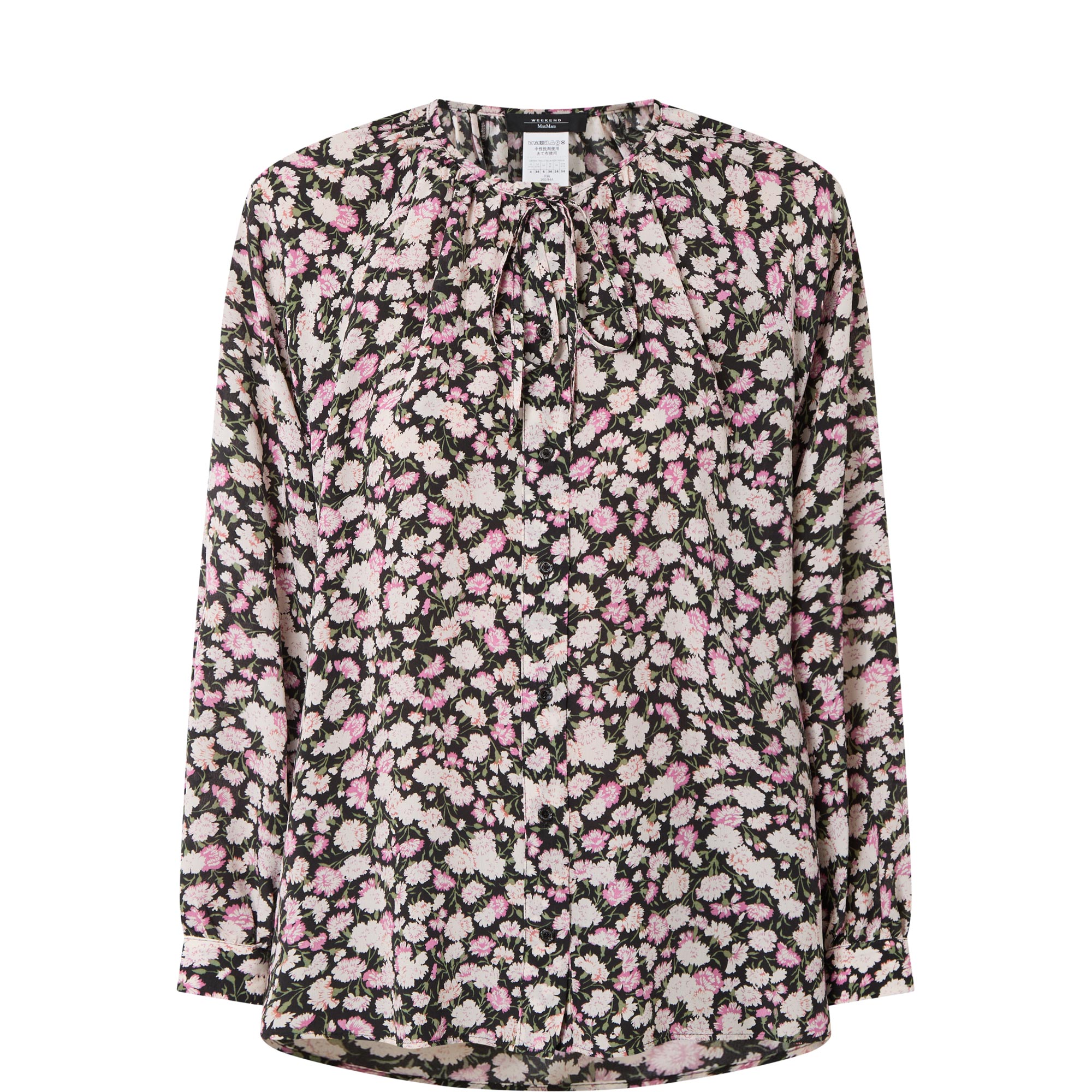 Cinema Silk Floral Print Blouse