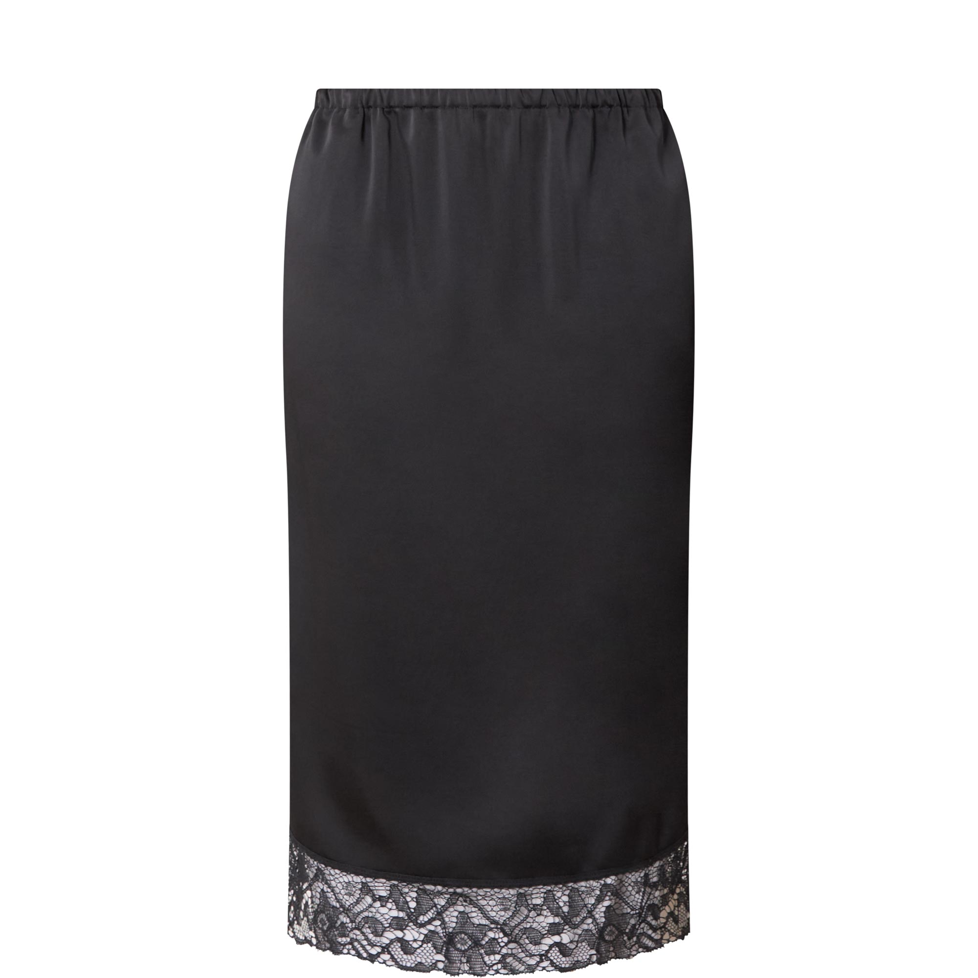 Diorama Washed Lace Trim Skirt