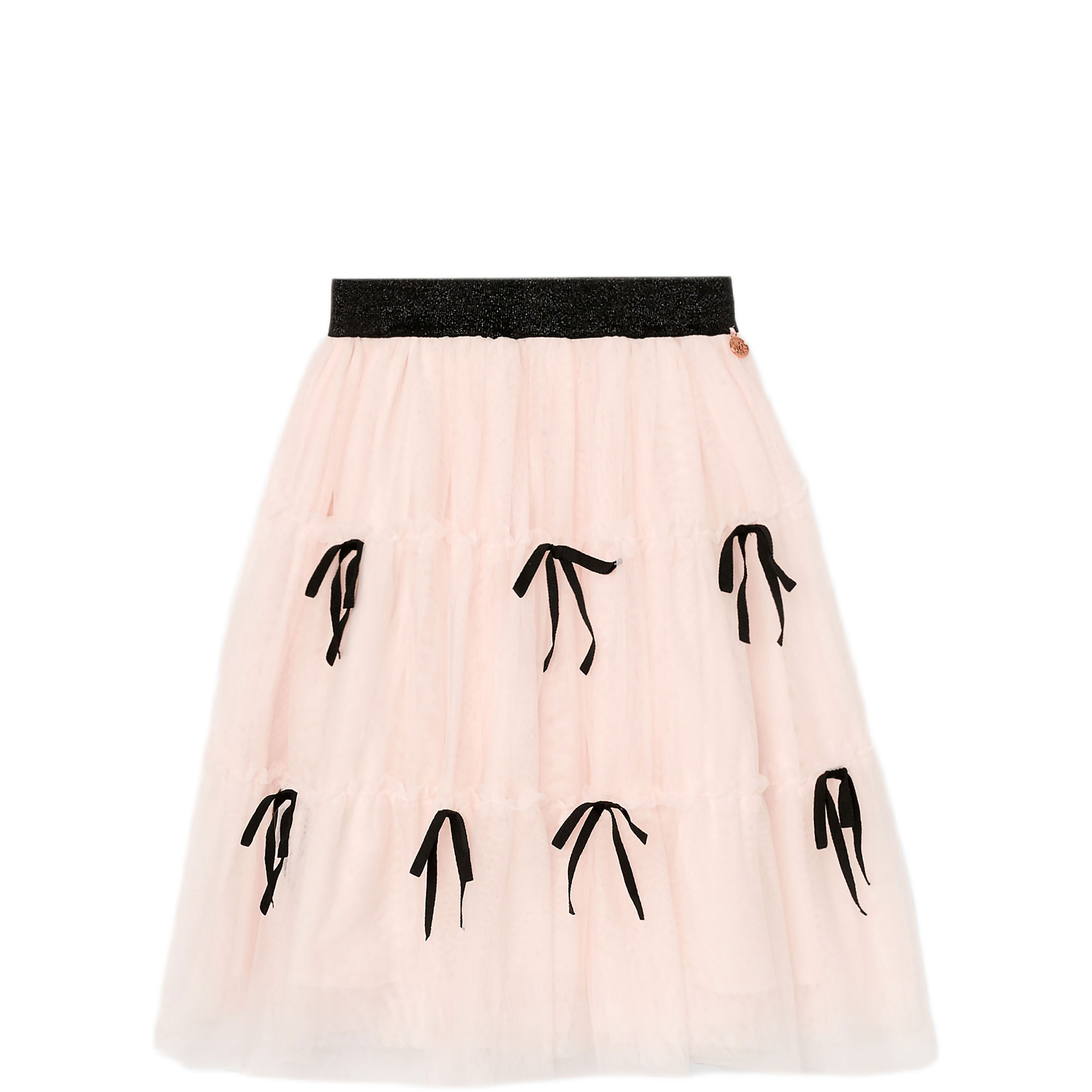 Lyla Bow Mesh Skirt