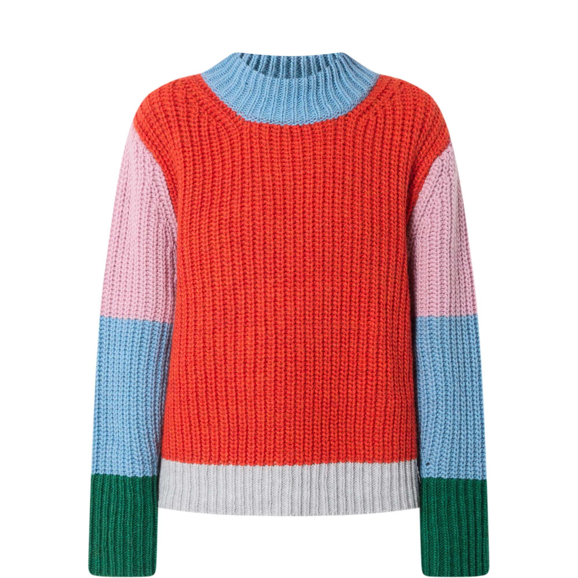 Jant Colour Blocked Knit Sweater