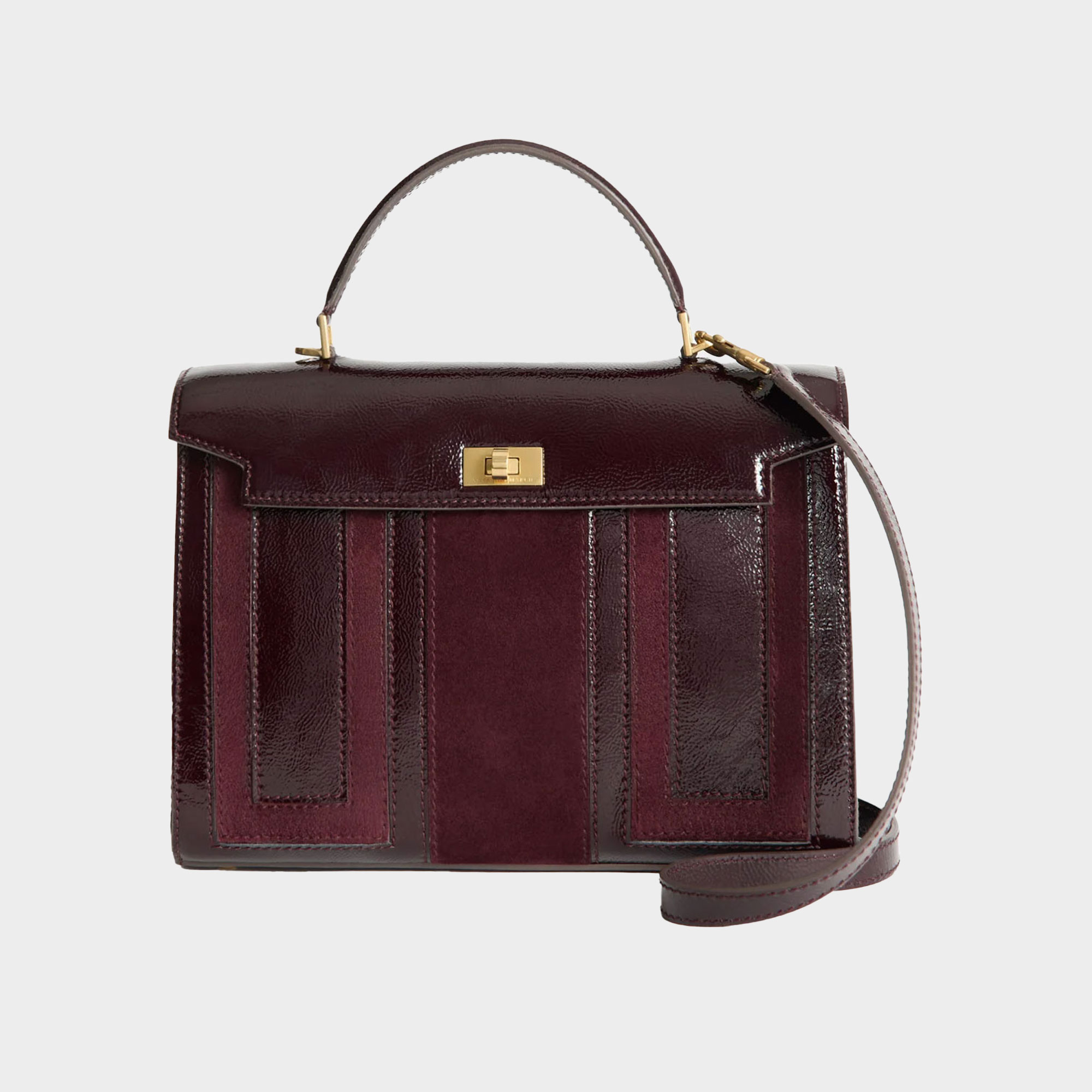 Mortimer Patchwork Top Handle Bag