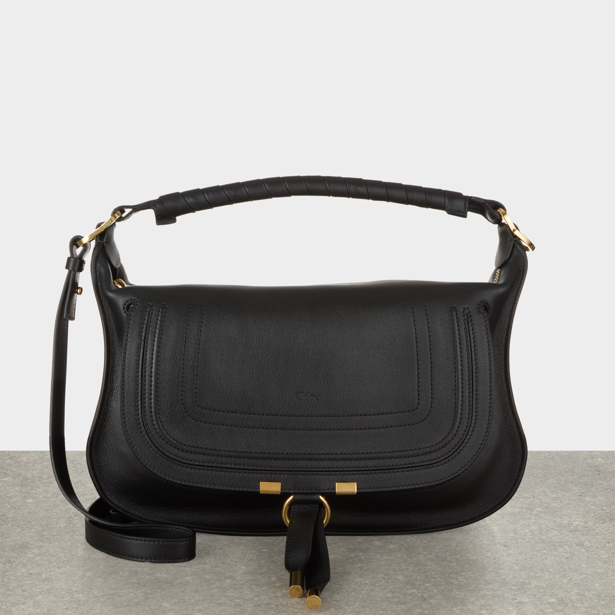 Marcie Leather Shoulder Bag