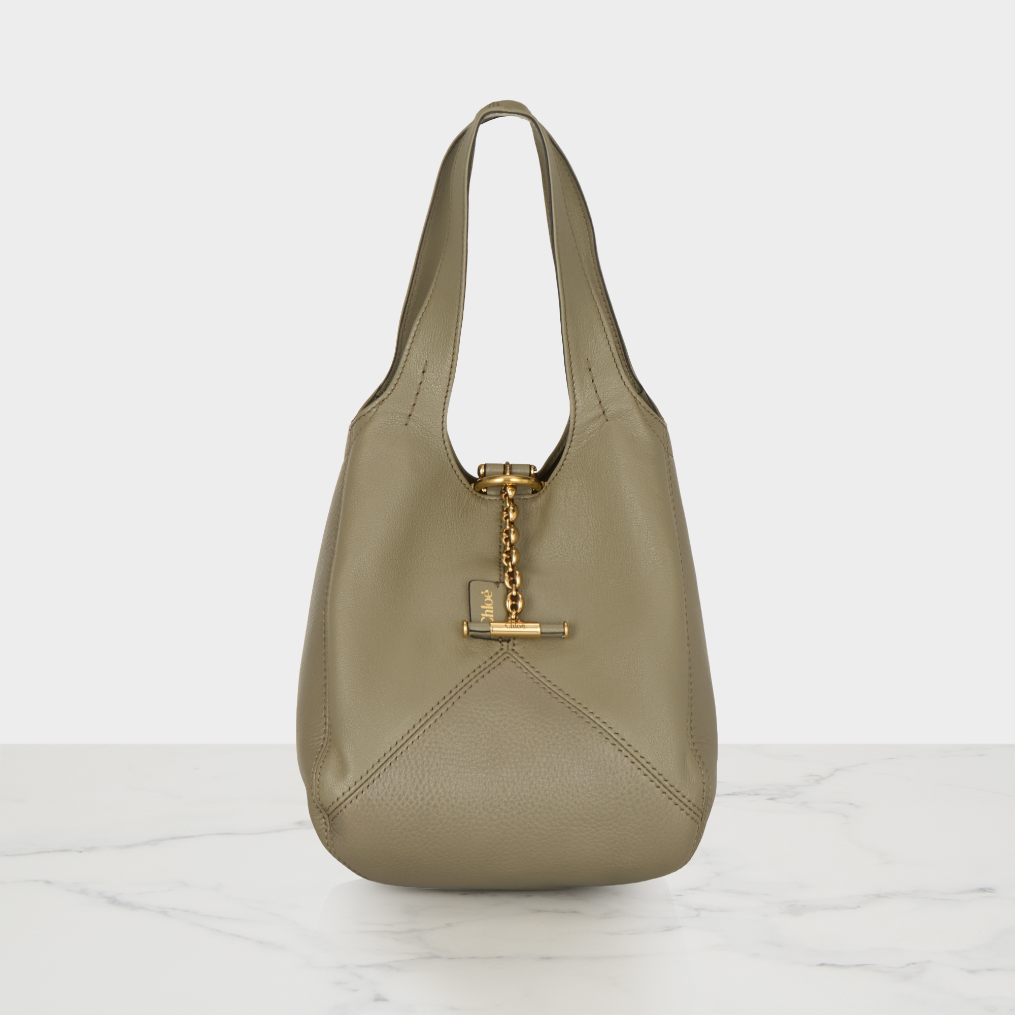 Balloon Small Leather Tote Bag