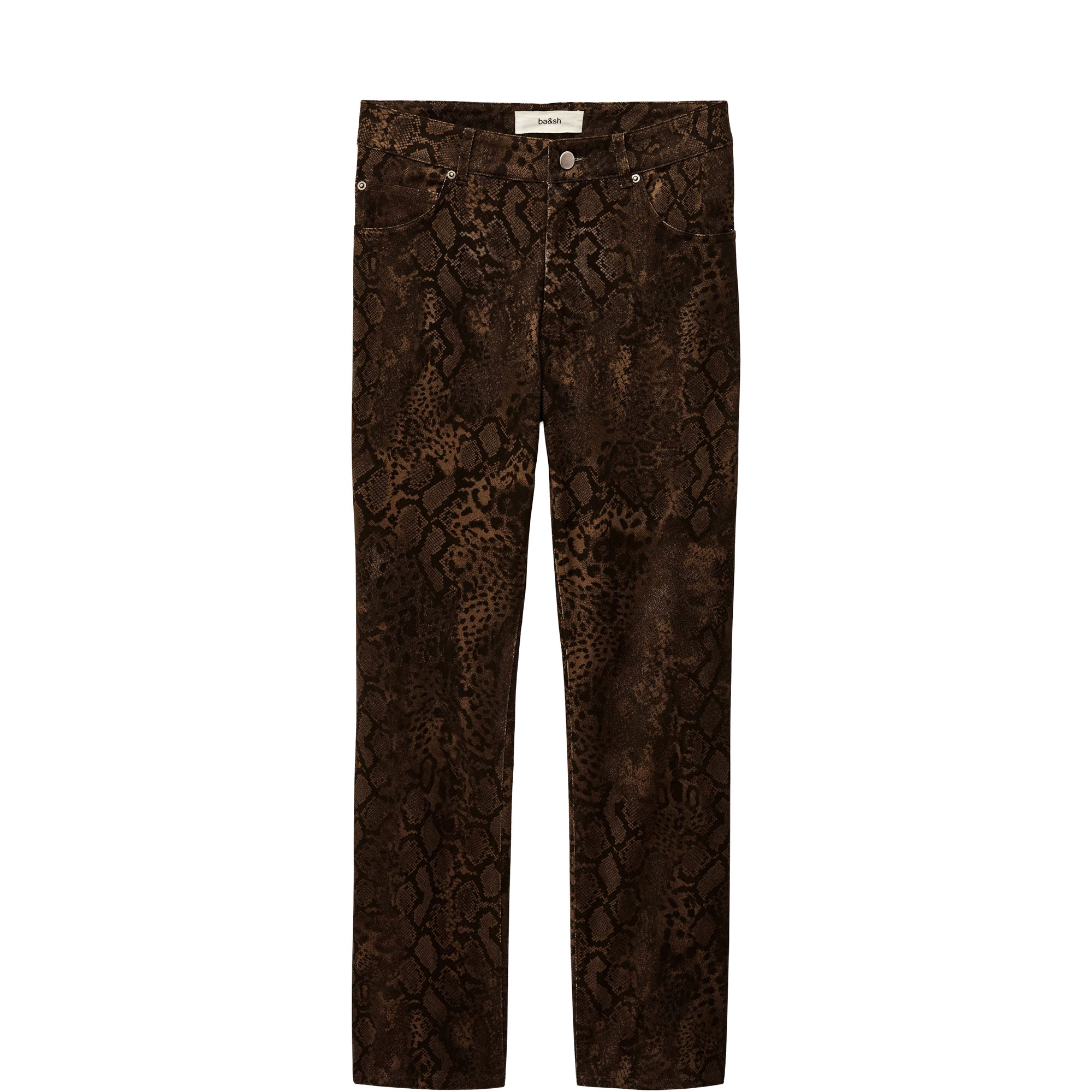 Stinsy Snakeskin Slim-Fit Jeans