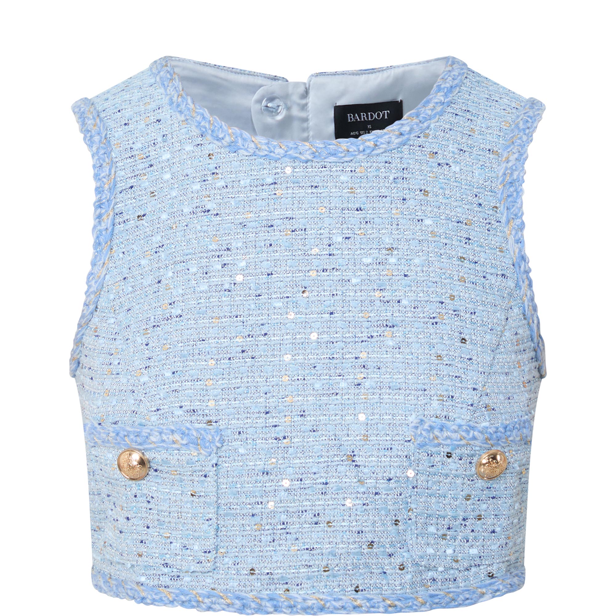 Elina Boucl&eacute; Cropped Top