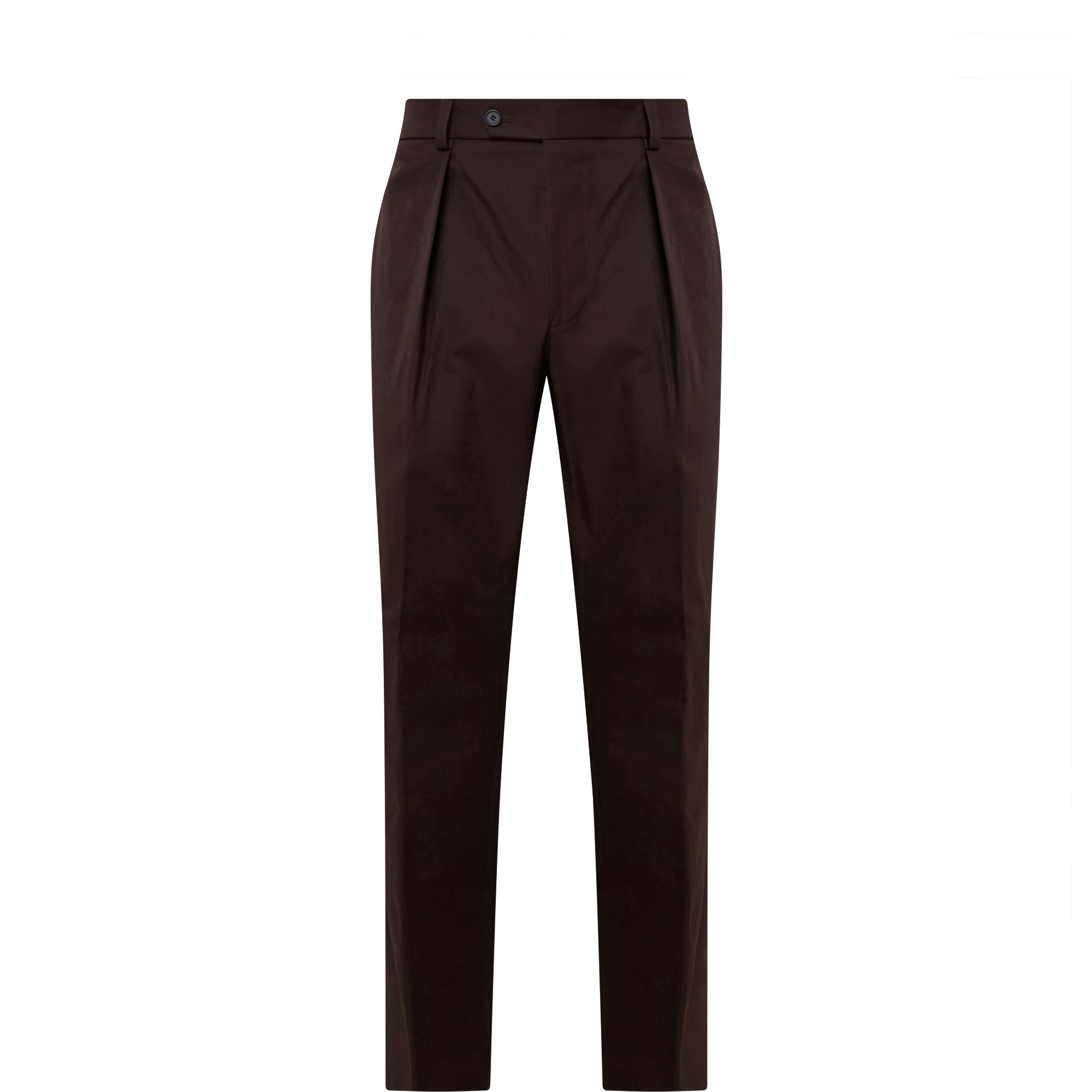 Pleated Straight Leg Trousers