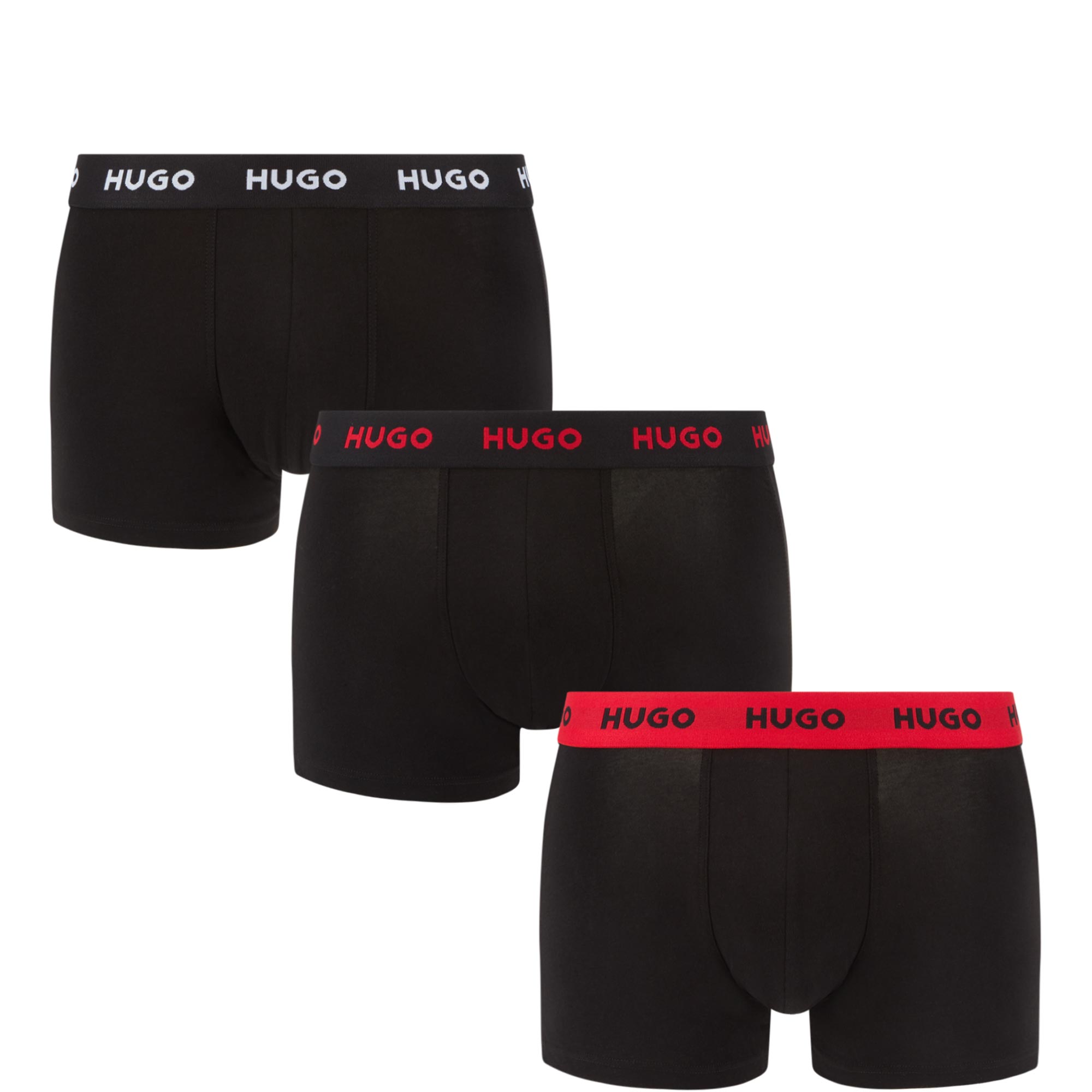 Three-pack Coloured Waistband Boxers