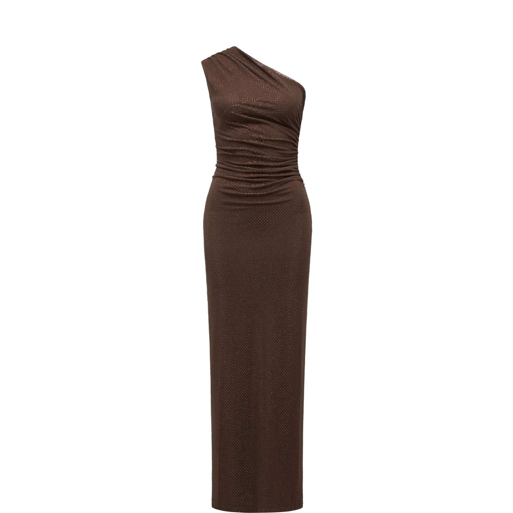 Audrina Embellished One Shoulder Dress