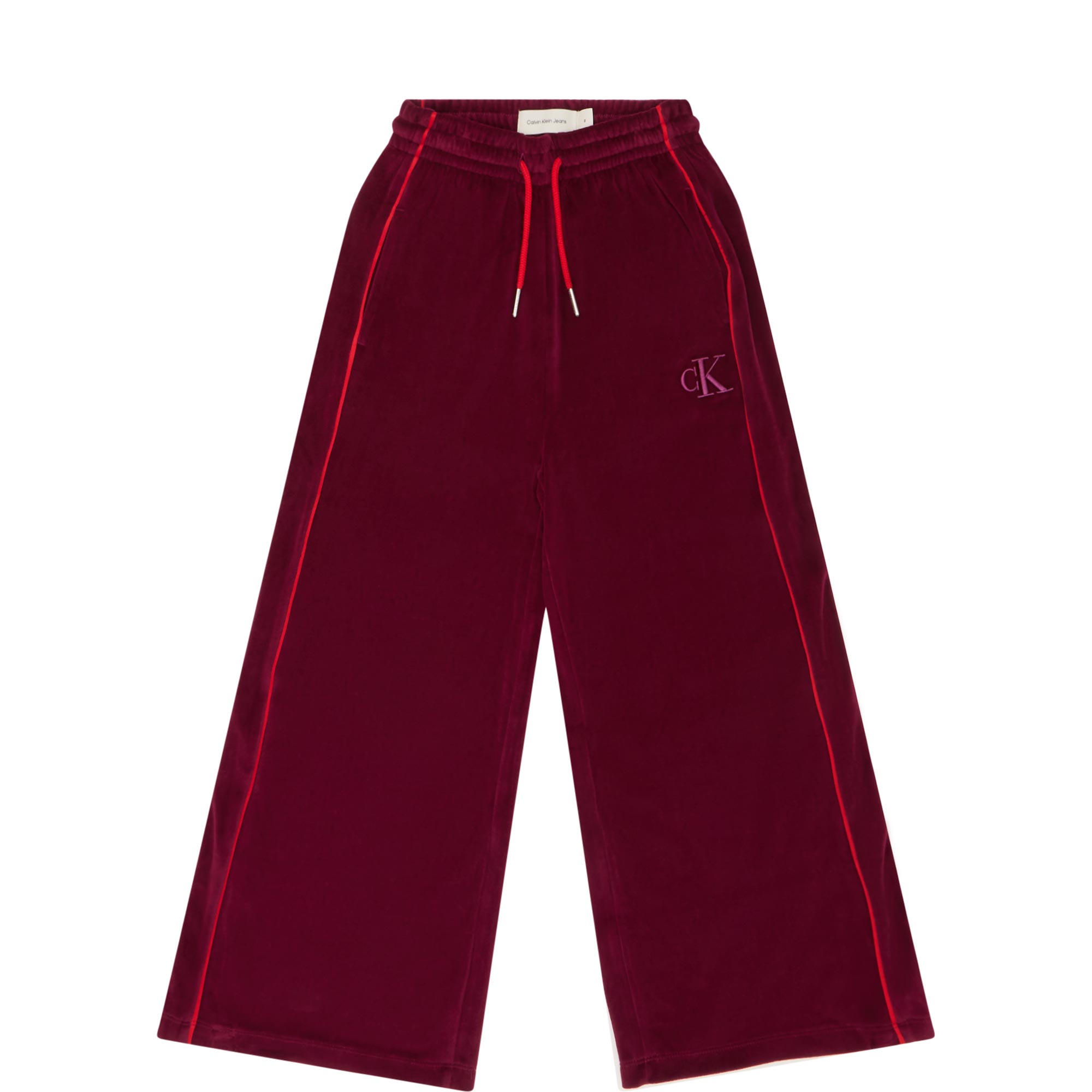 Monogram Logo Wide Leg Sweatpants
