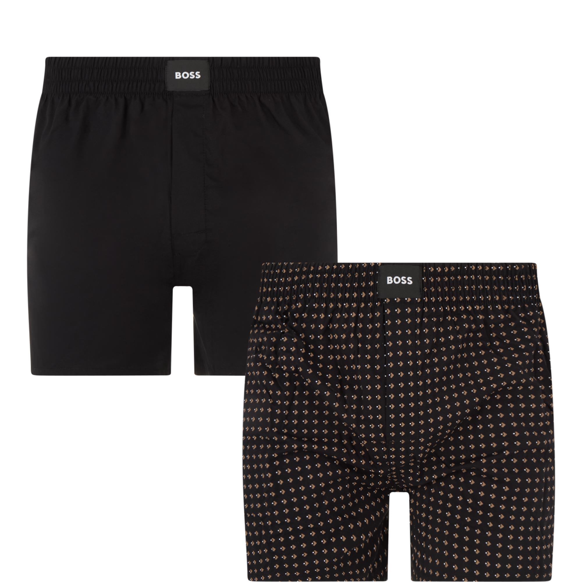 Two-Pack Logo Woven Boxer Shorts