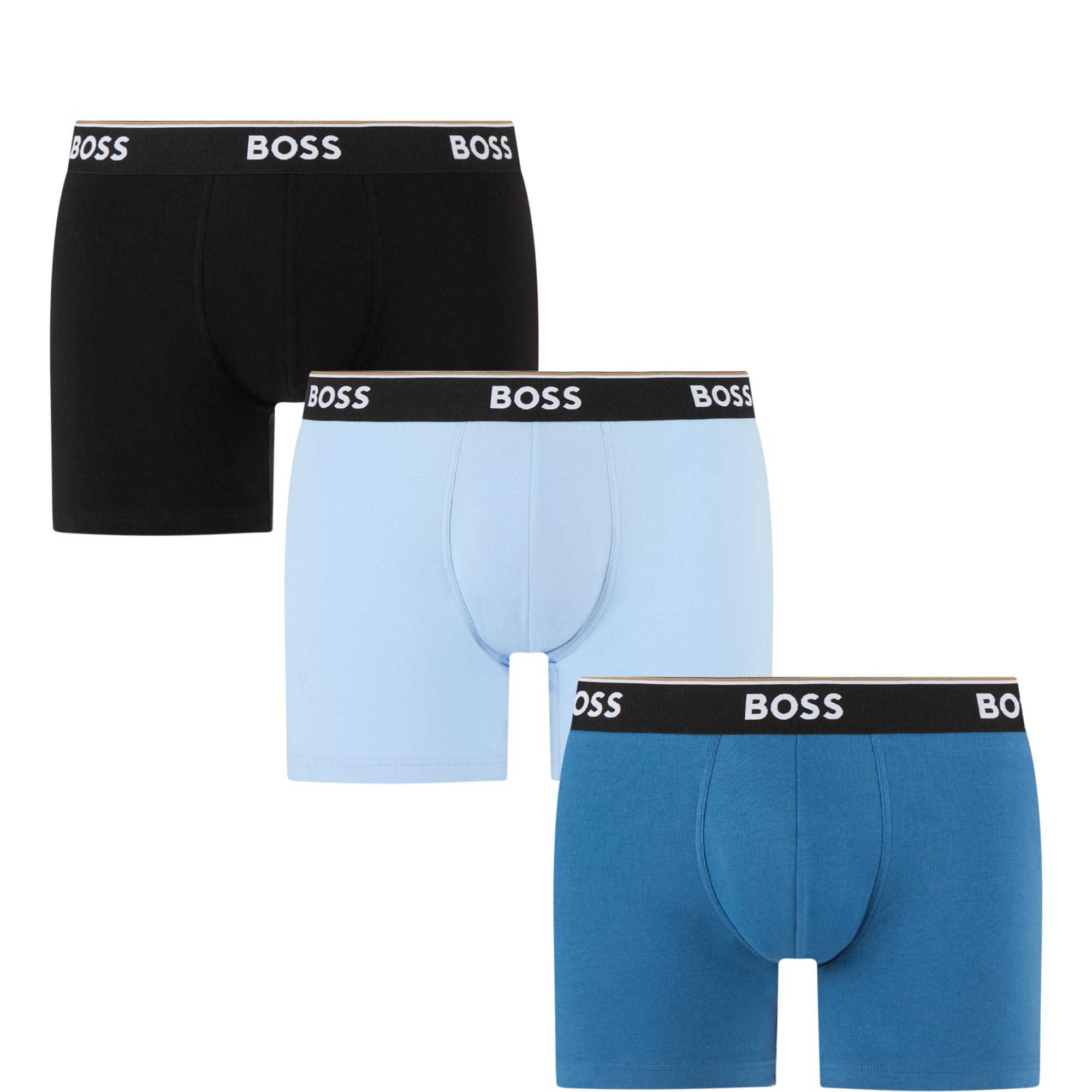 Three-Pack Power Logo Boxer Briefs