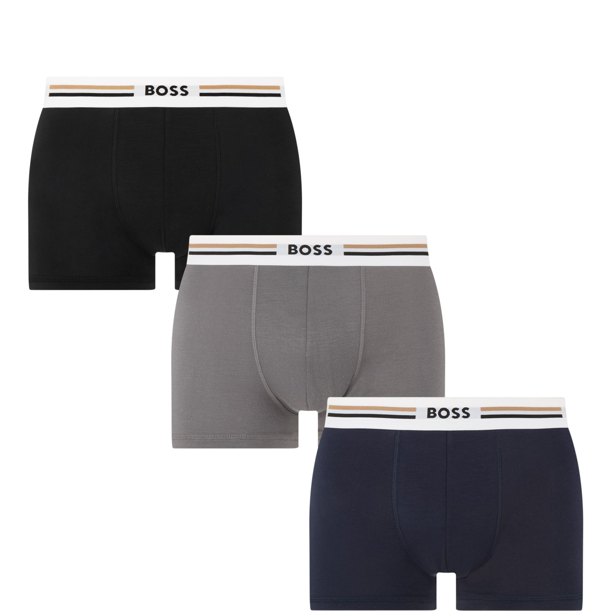 Three-Pack Revive Boxer Trunks