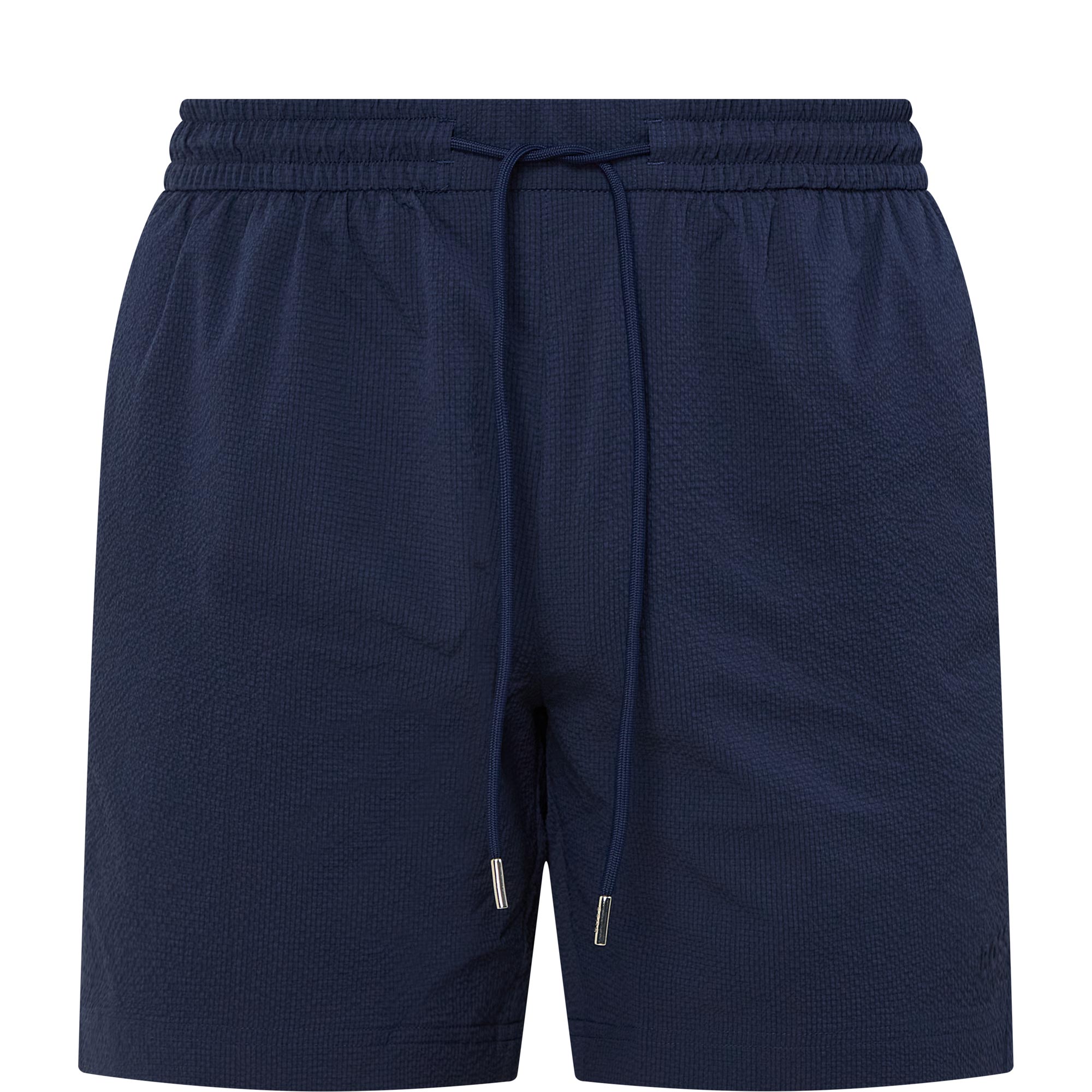 Logo Seersucker Swim Shorts