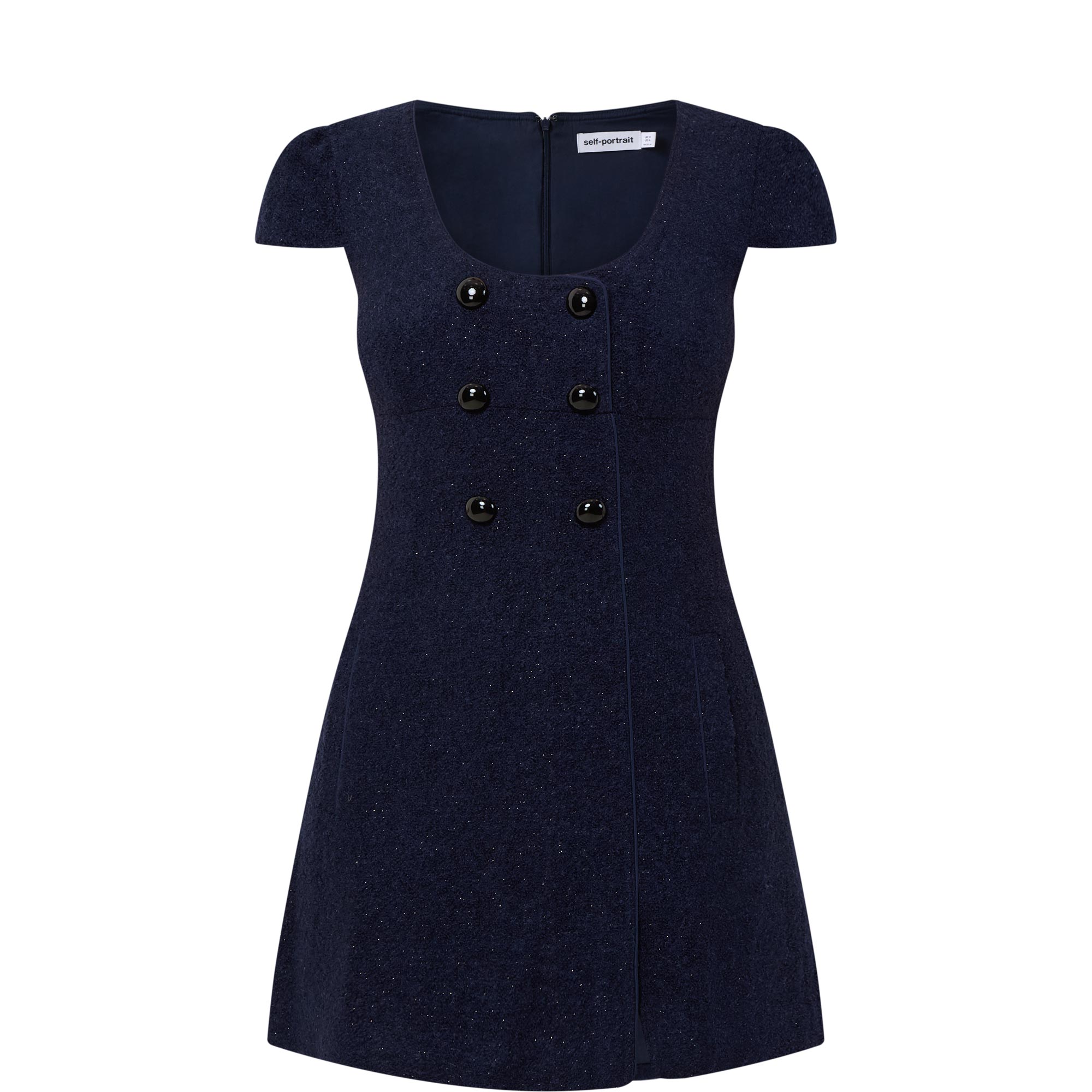 Textured Bouclé Mini Dress