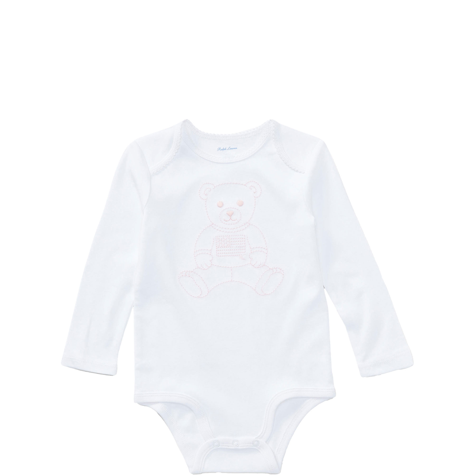 Embroidered Polo Bear Bodysuit