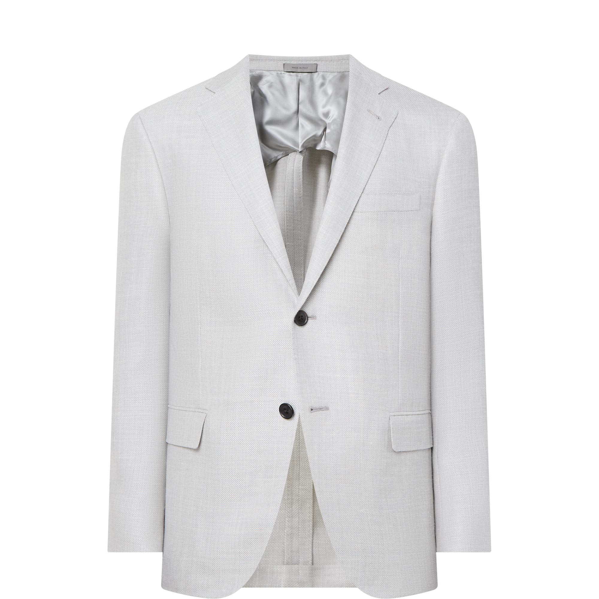 Hopsack Single-Breasted Blazer